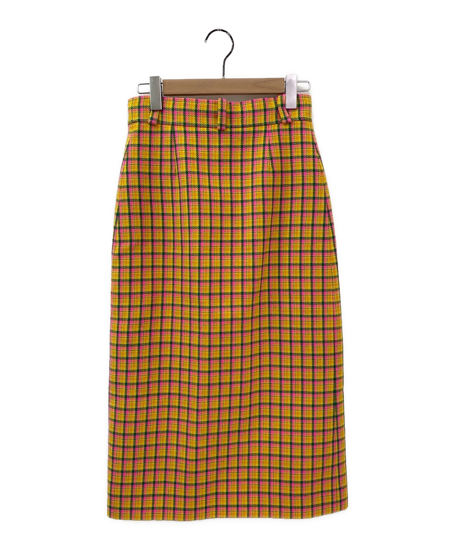 中古・古着通販】BALENCIAGA (バレンシアガ) チェックタイトスカート  