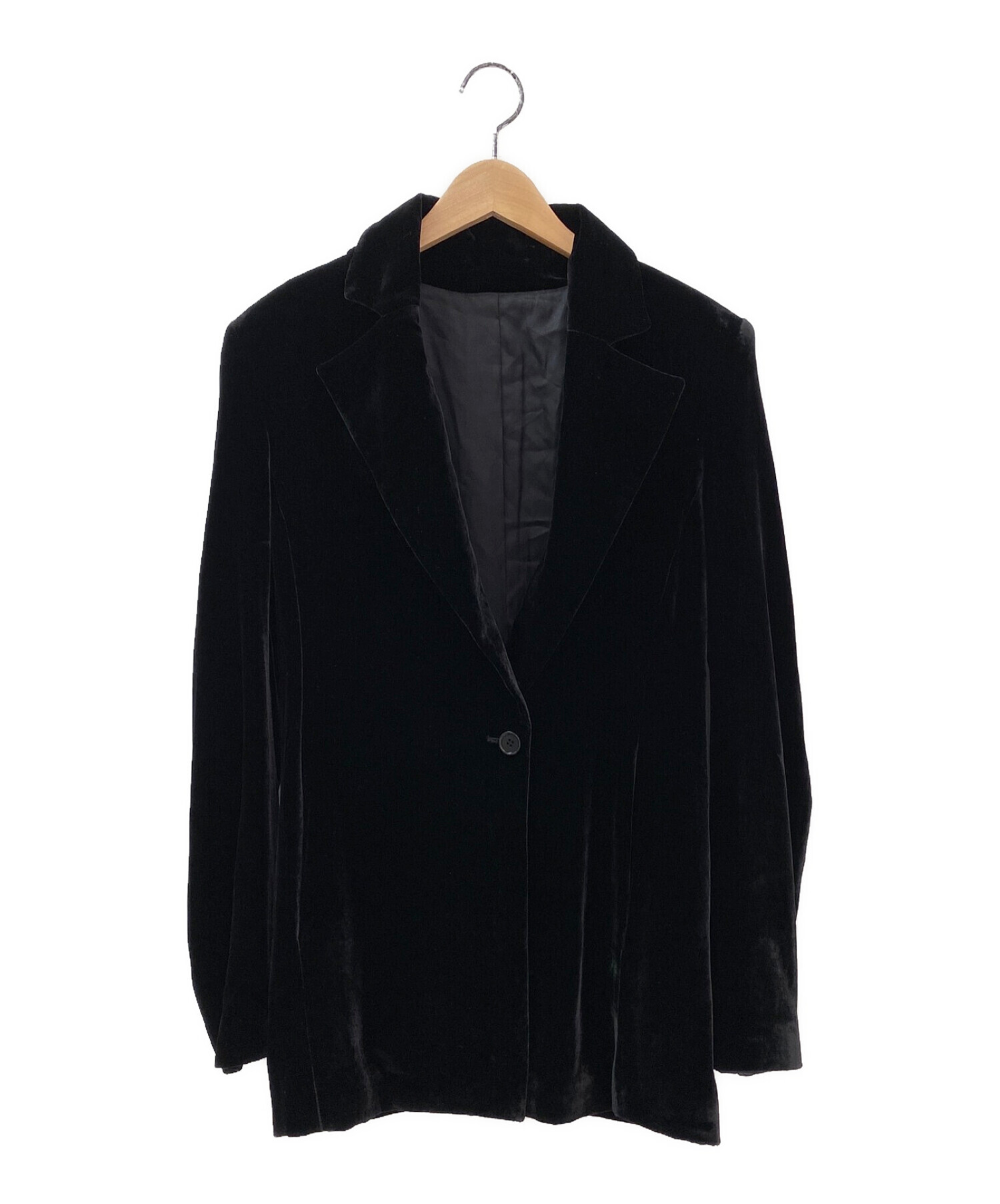gabriela coll garments (ガブリエラコールガーメンツ) ベロアジャケット ブラック サイズ:S