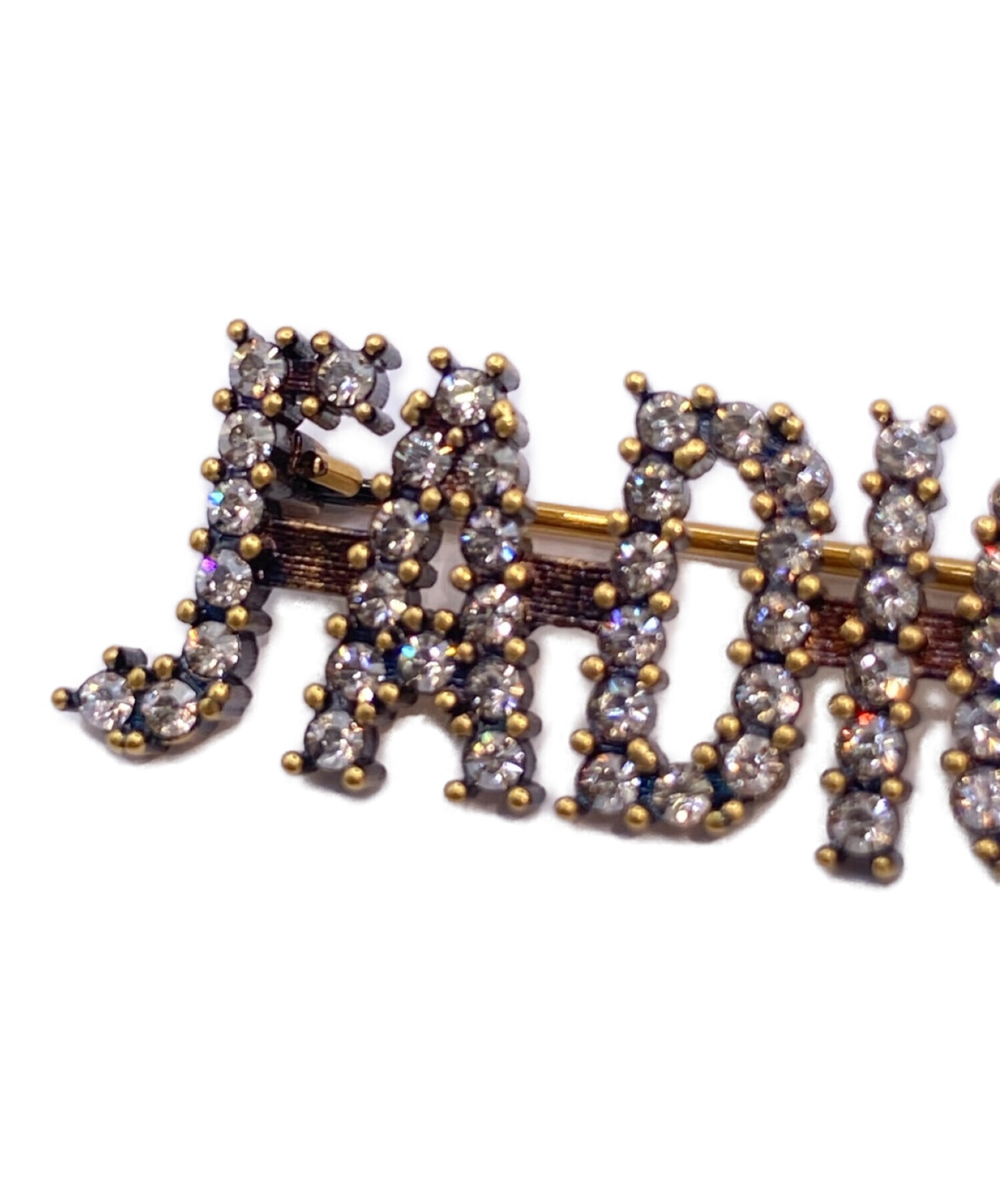Christian Dior (クリスチャン ディオール) J'ADIORラインストーンブローチ サイズ:-