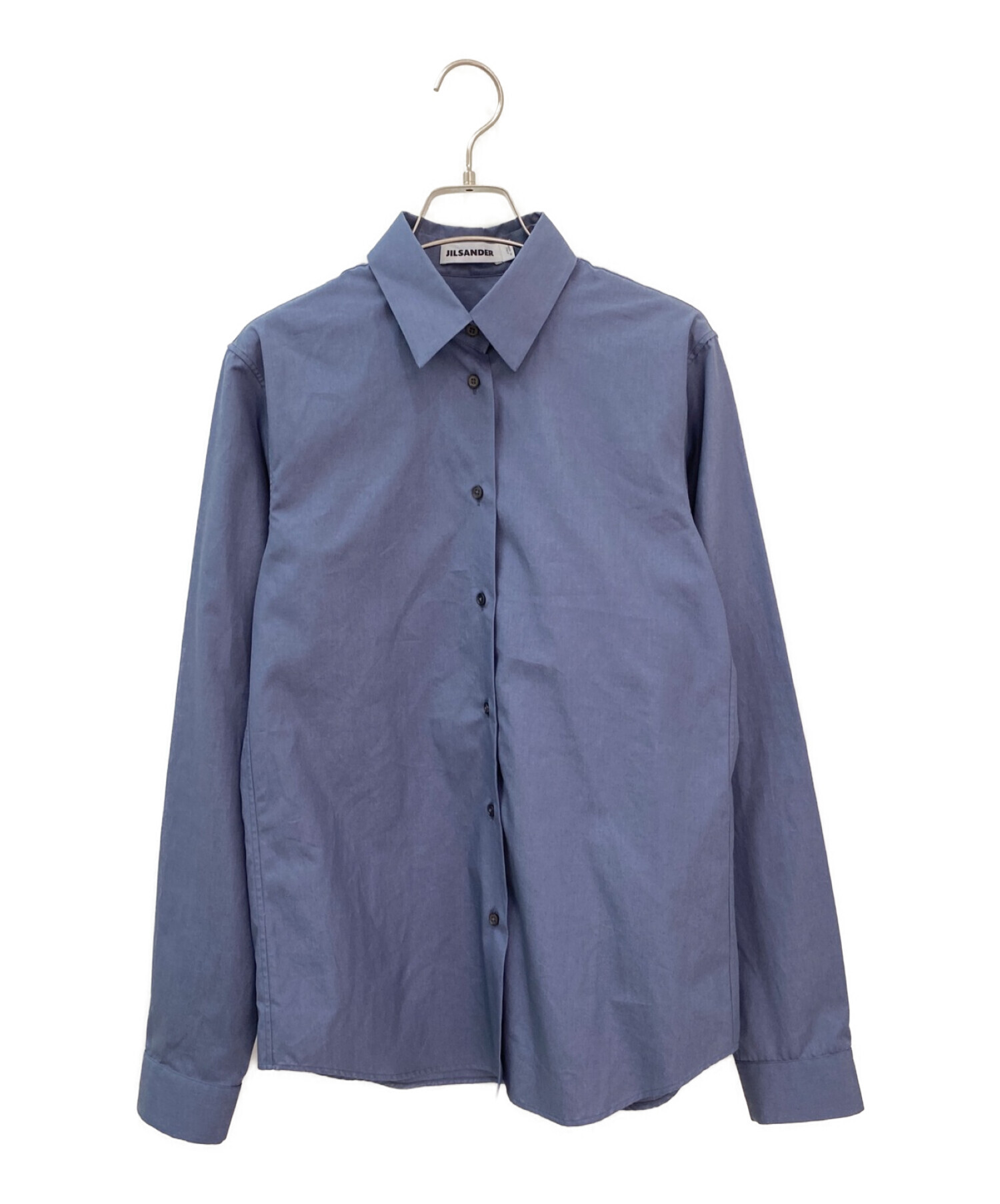 JIL SANDER (ジルサンダー) コットンシャツ ブルー サイズ:34