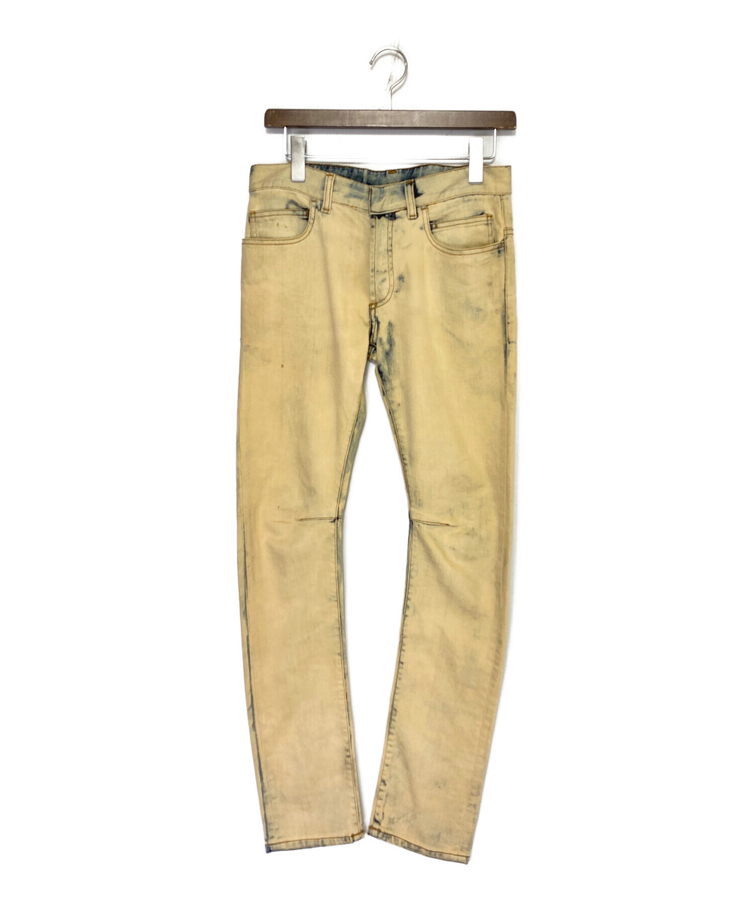 中古・古着通販】BALMAIN (バルマン) ブリーチ加工 デニムパンツ  