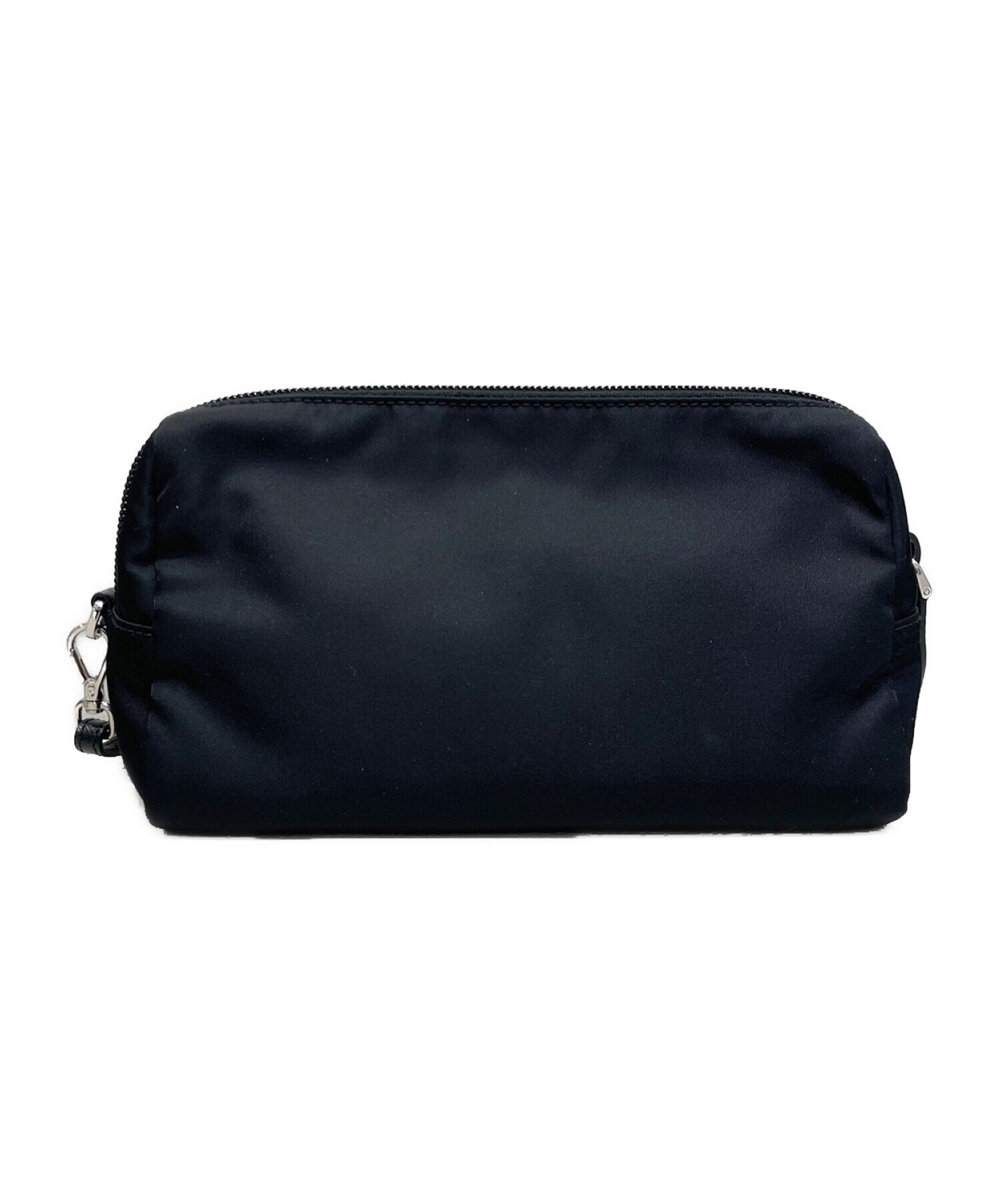 中古・古着通販】PRADA (プラダ) ナイロンポーチ ブラック｜ブランド 