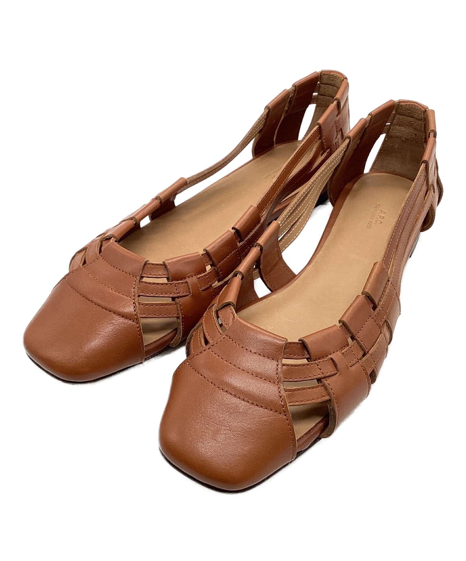 A.P.C. サンダル茶38
