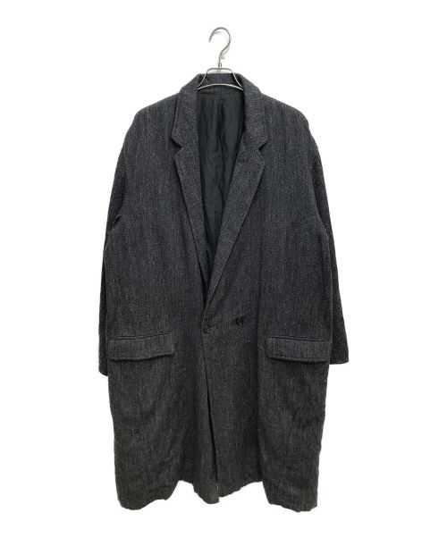 中古・古着通販】UNUSED (アンユーズド) ウールリネンコート グレー 