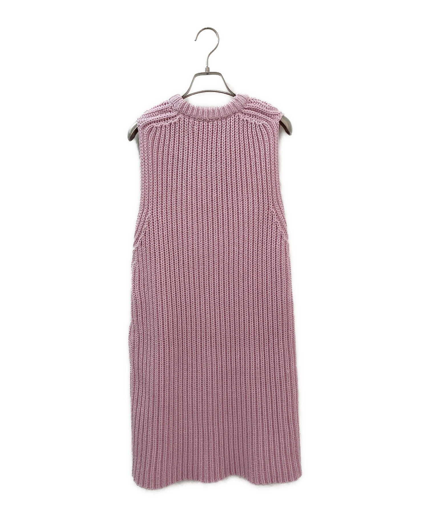 中古・古着通販】BLAMINK (ブラミンク) ノースリーブニットワンピース 