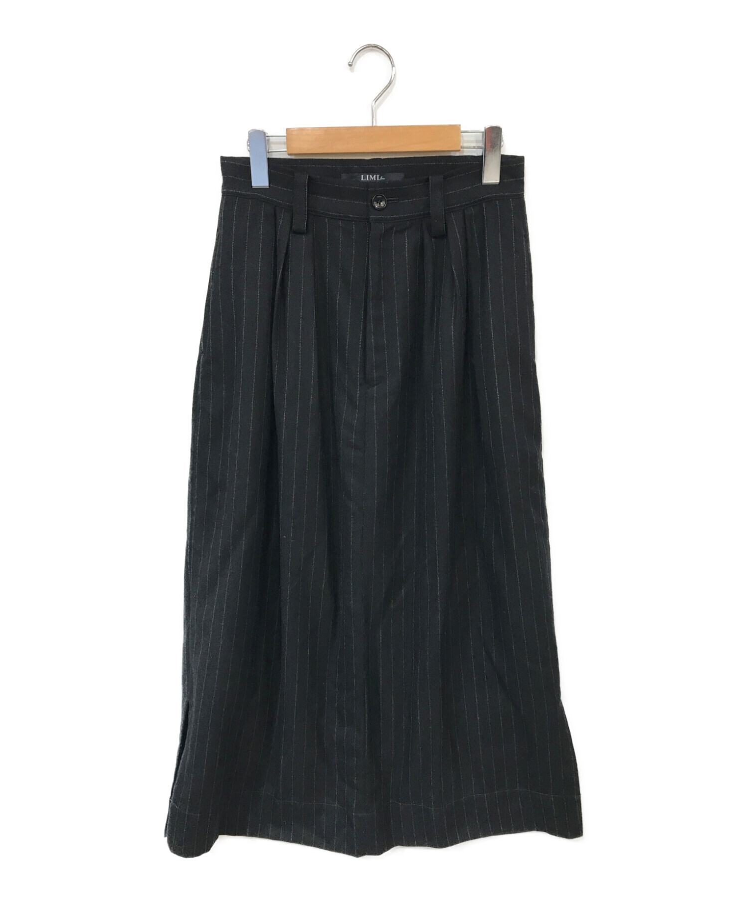 中古・古着通販】LIMI feu (リミフゥ) ロングスカート ブラック サイズ  