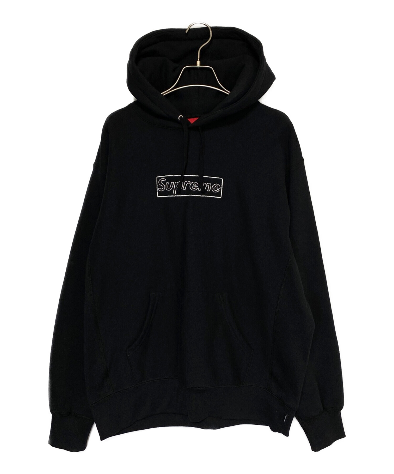 SUPREME (シュプリーム) Chalk Logo Hooded Sweatshirt ブラック サイズ:S