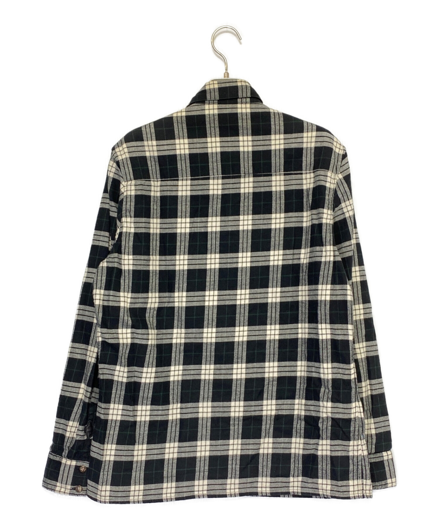 中古・古着通販】CHROME HEARTS (クロムハーツ) チェックシャツ 