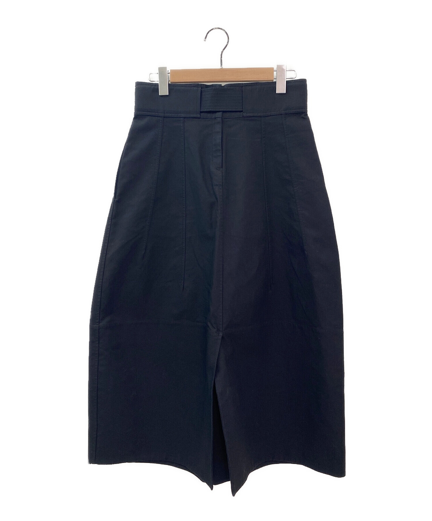 ジルサンダー JILSANDER ロングスカート サイズ34 XS ダークグレー 
