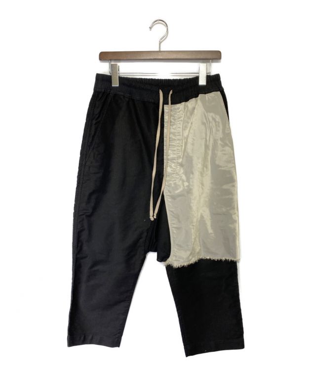 DRKSHDW (ダークシャドウ) Drawstring Cropped Pants in Black ブラック サイズ:M