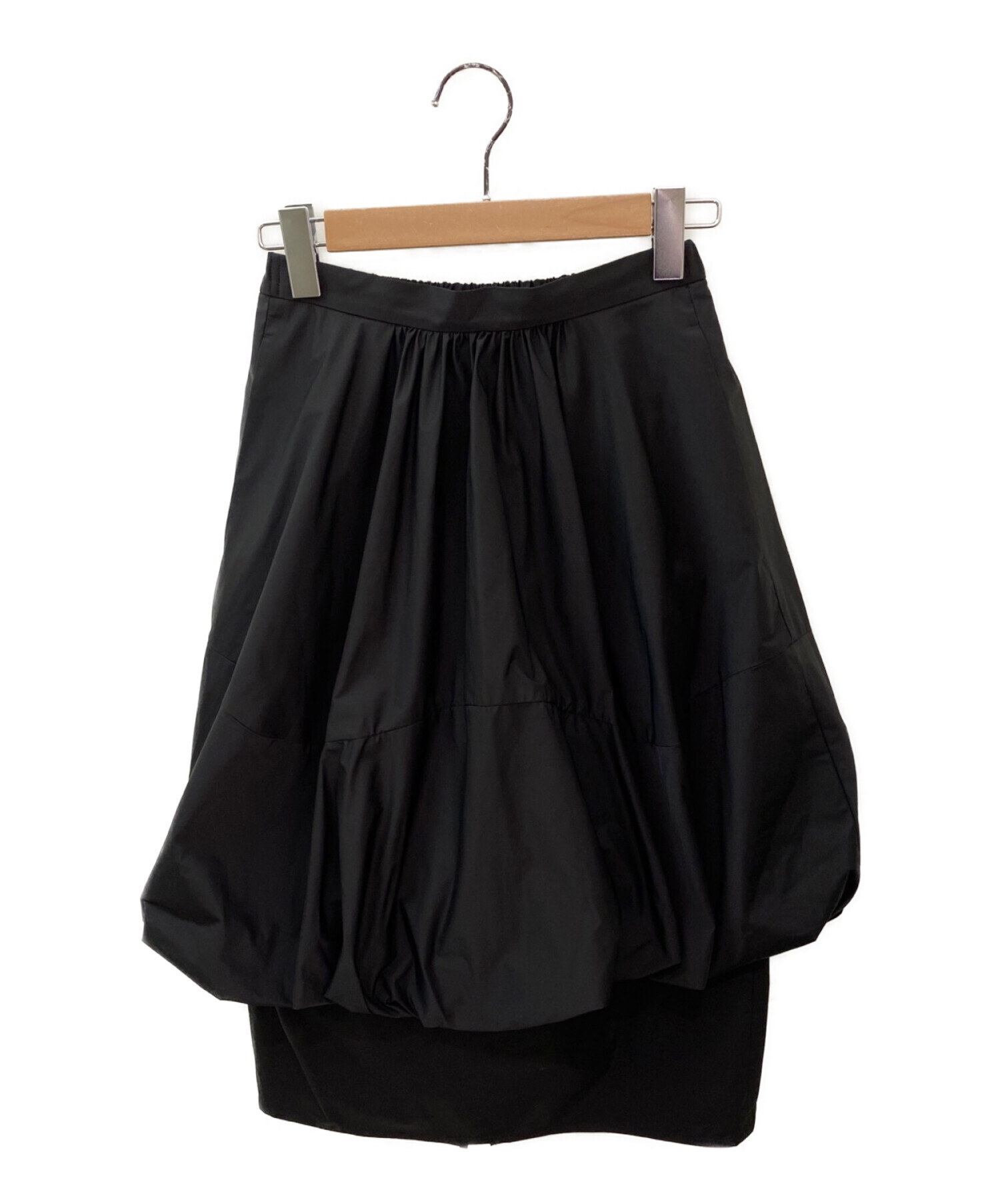 ENFOLD (エンフォルド) バルーンスカート ブラック サイズ:36