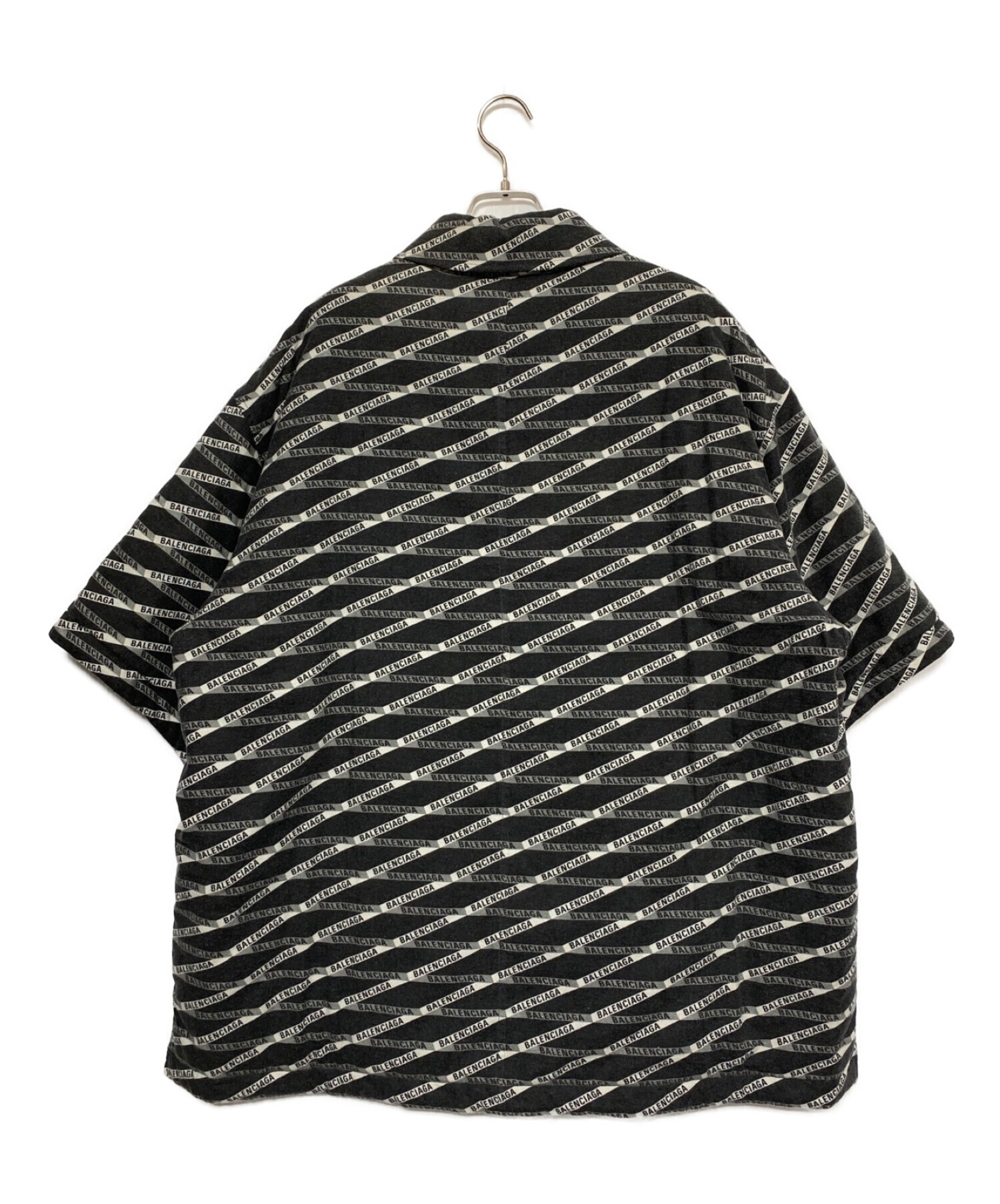 美品 BALENCIAGA バレンシアガオーバーサイズパデッドシャツジャケット 