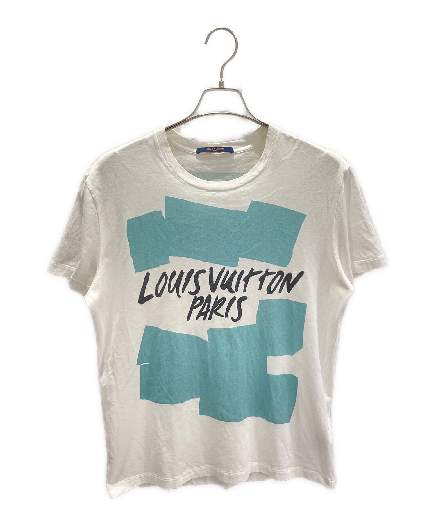 LOUIS VUITTON (ルイ ヴィトン) グラフィックロゴTシャツ ホワイト サイズ:XS