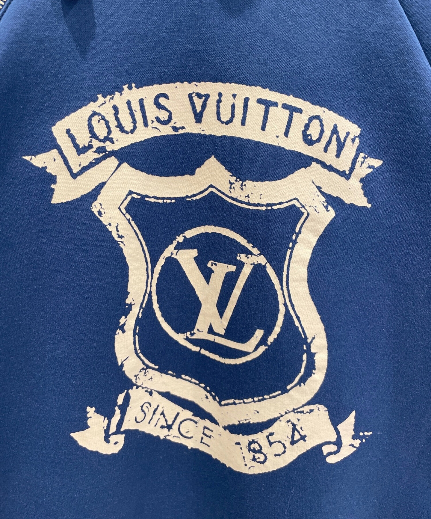 LOUIS VUITTON (ルイ ヴィトン) コートオブアームズ セーター ネイビー サイズ:M