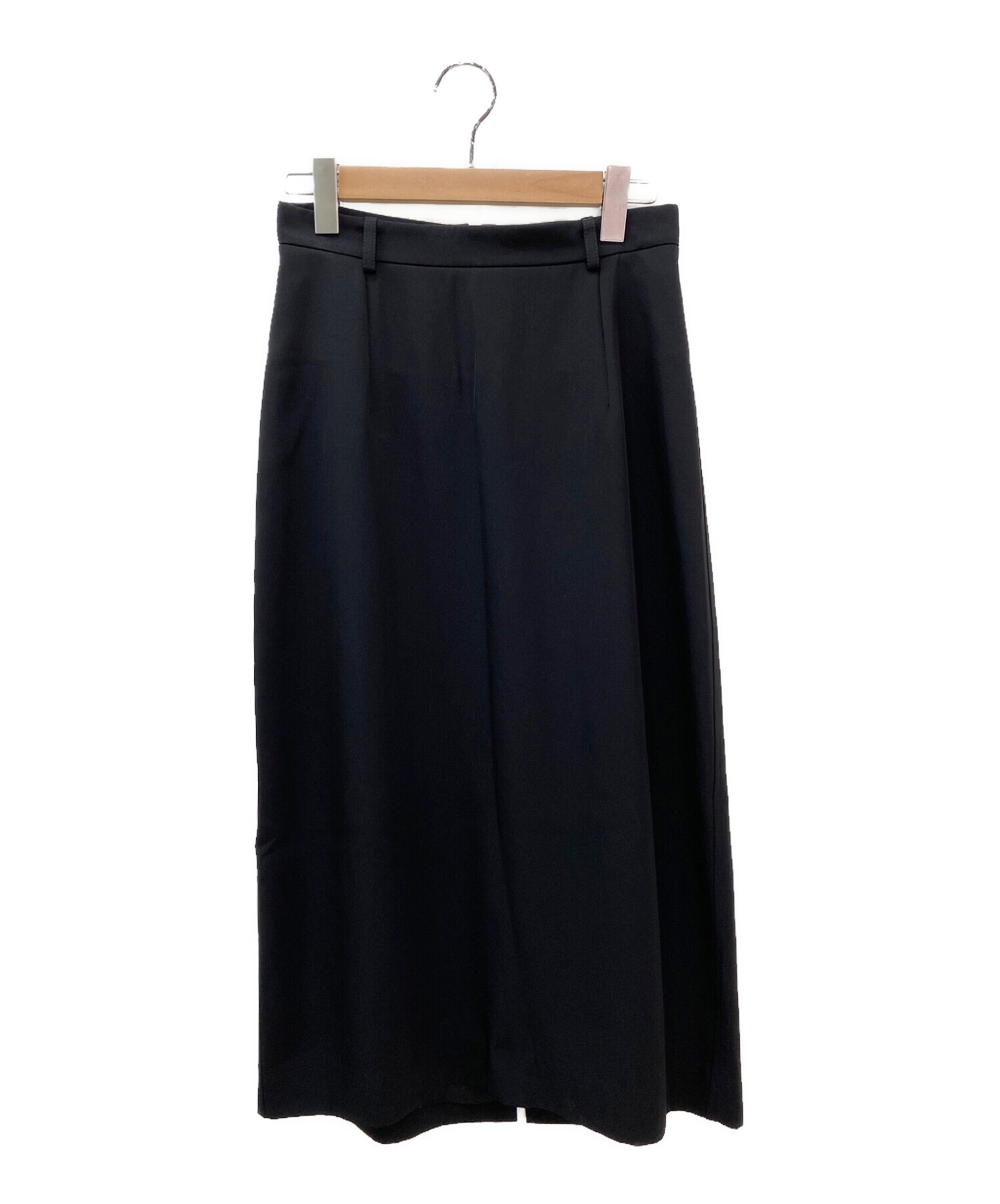 BALENCIAGA (バレンシアガ) ロングスカート ブラック サイズ:34