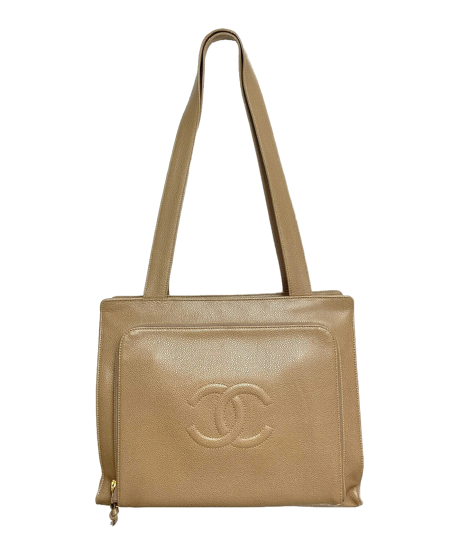 中古・古着通販】CHANEL (シャネル) COCO Mark Leather Tote Bag（ココ 