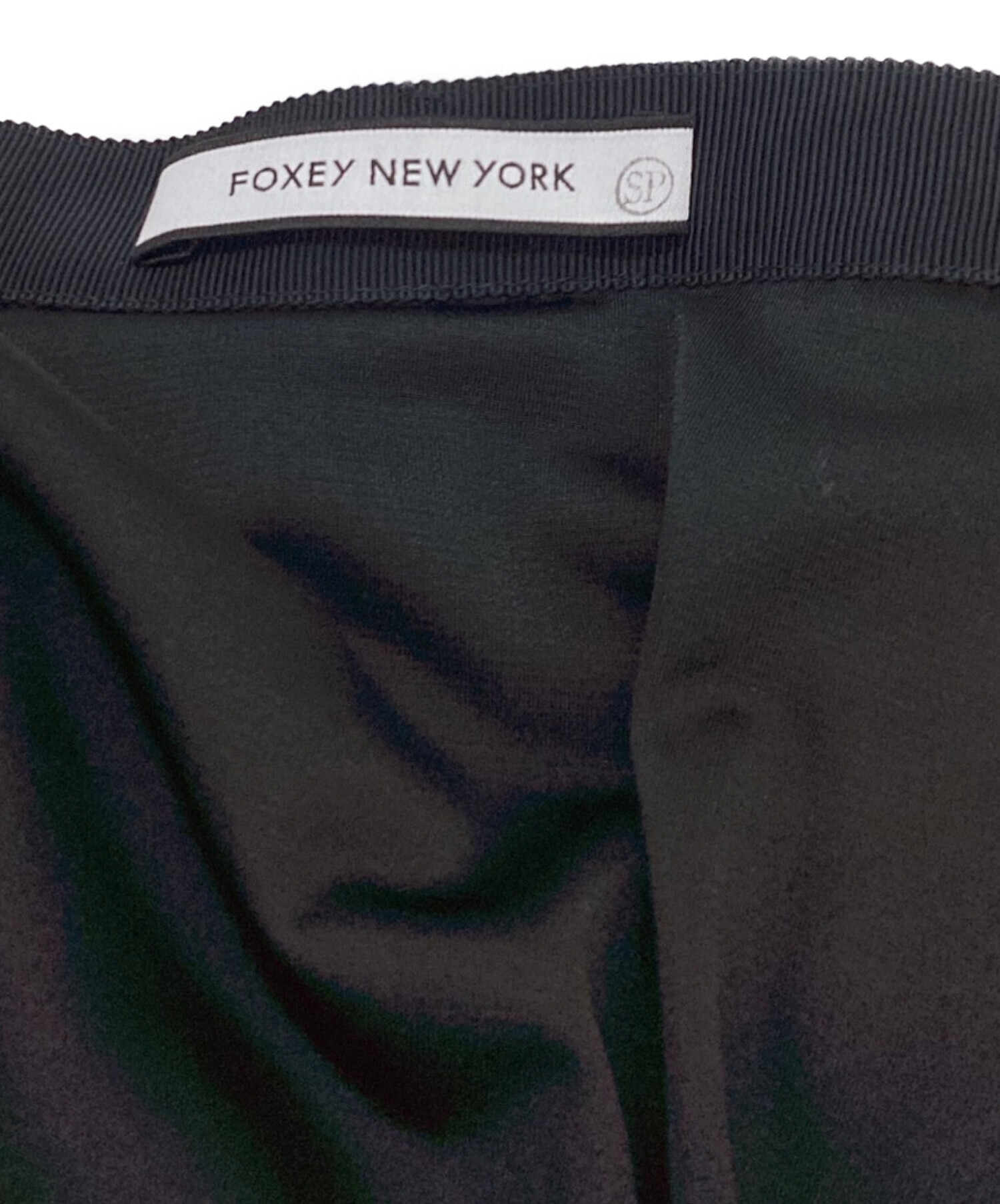 FOXEY NEWYORK (フォクシーニューヨーク) ティアードスカート ネイビー サイズ:38