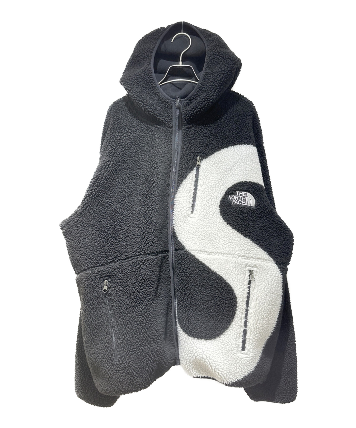 THE North Face S Logo Hooded Fleece 黒 Sシュプリーム