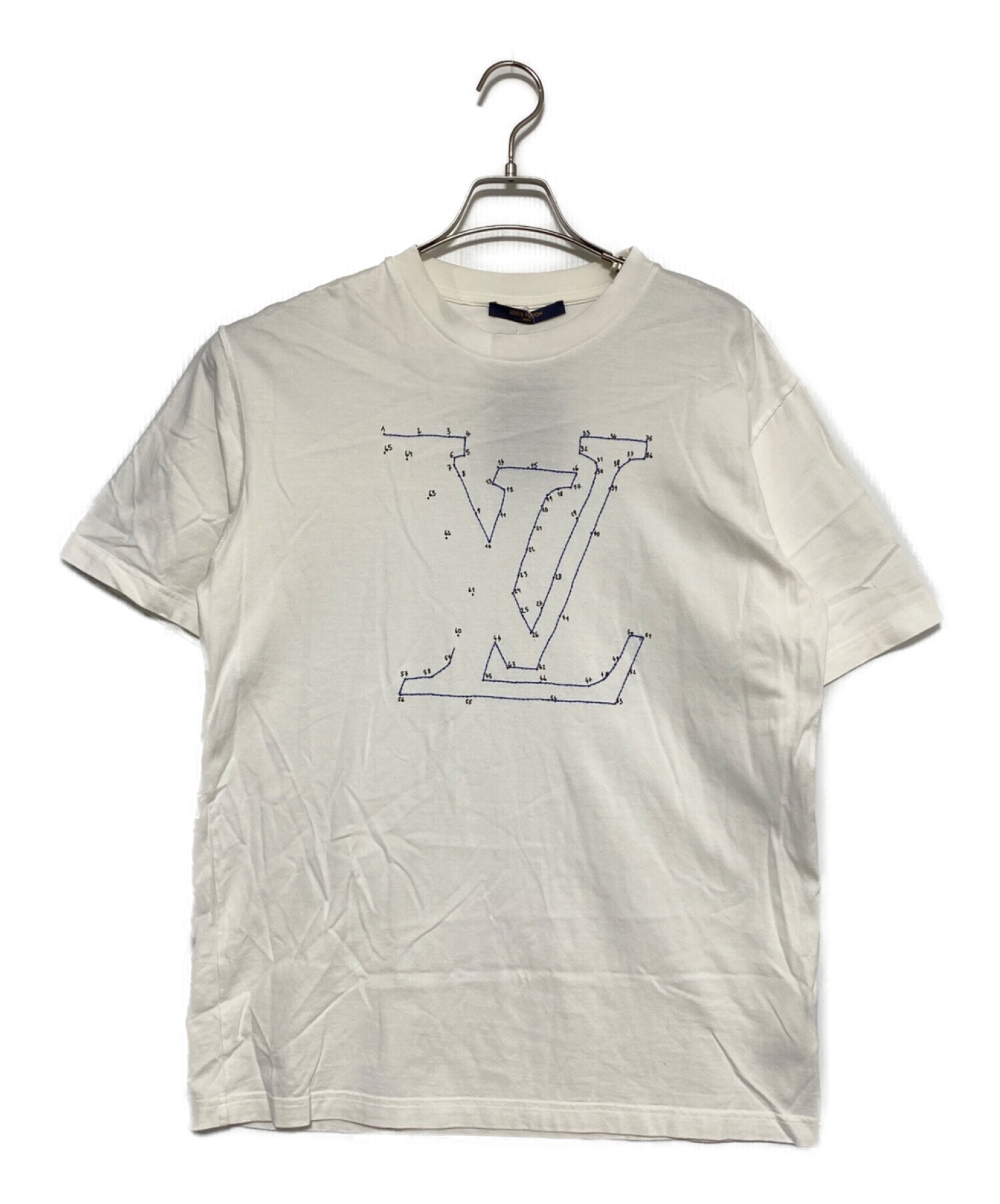 【ヴィンテージ】美品　LOUIS VUITTON 刺繍ロゴ　Tシャツ　Lサイズ安心のショップ