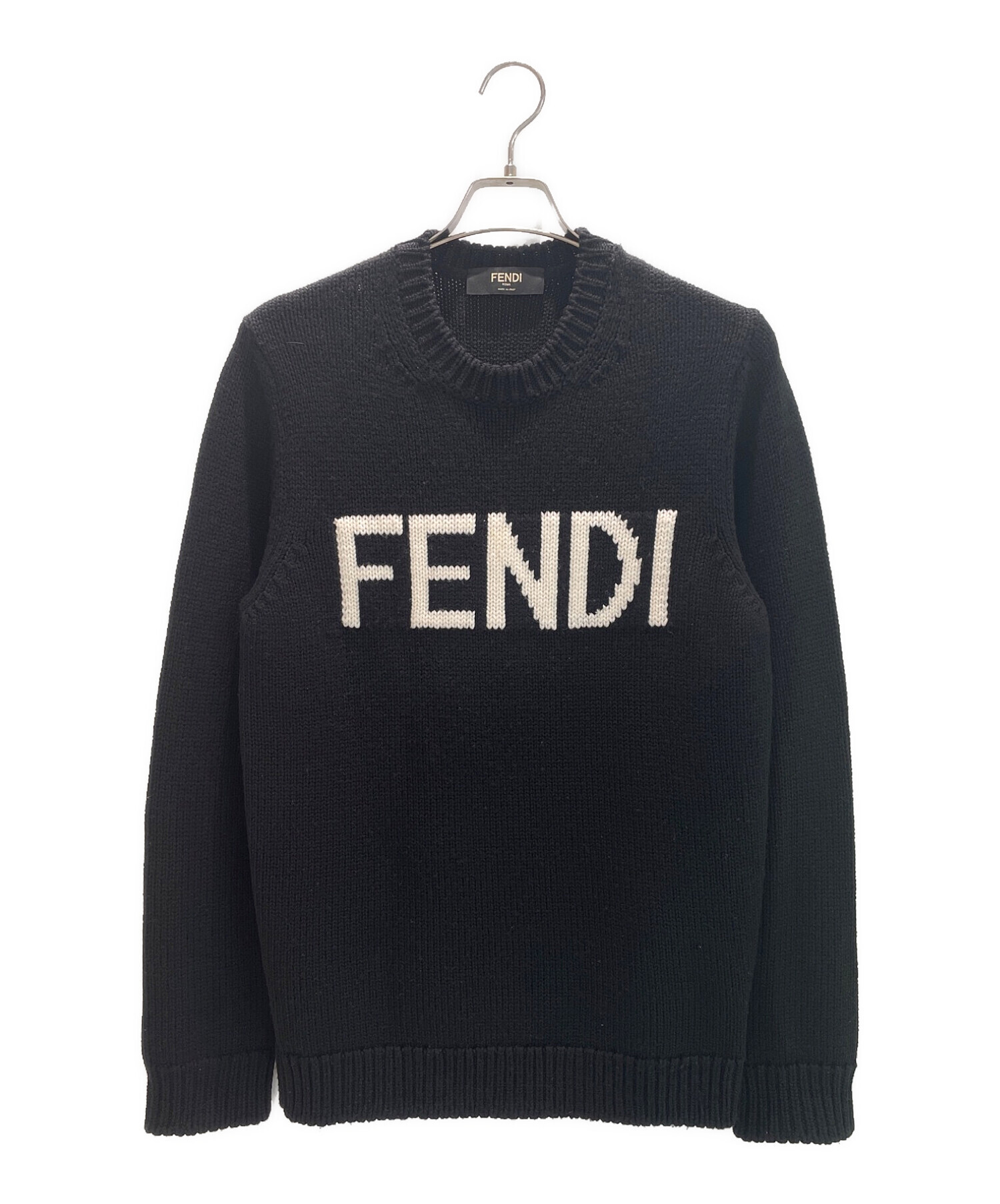 本日特価 FENDI クルーネックセーター 黒 ovi1.jp
