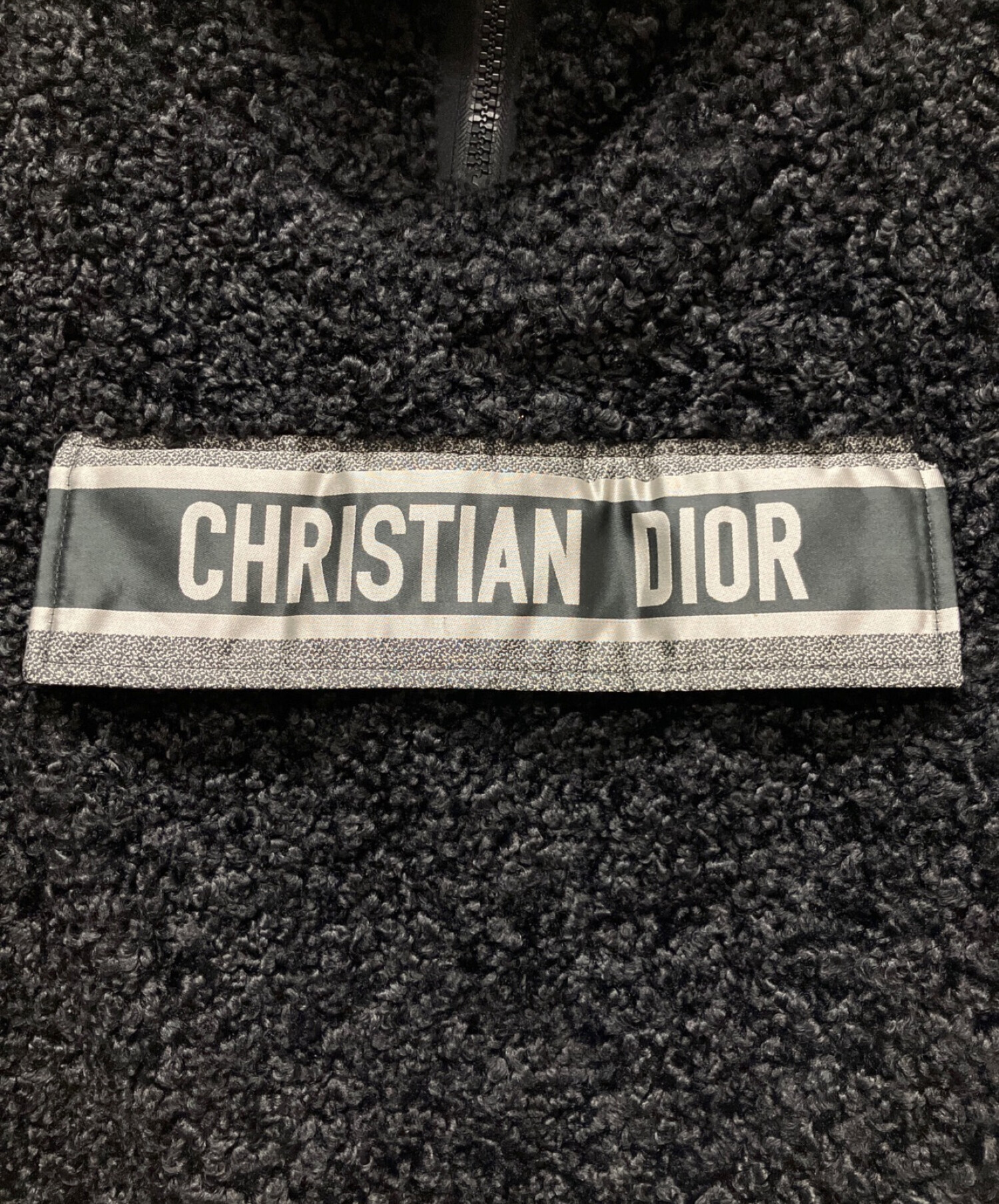 Christian Dior (クリスチャン ディオール) Anorak Fleece Hoodie ブラック サイズ:XS