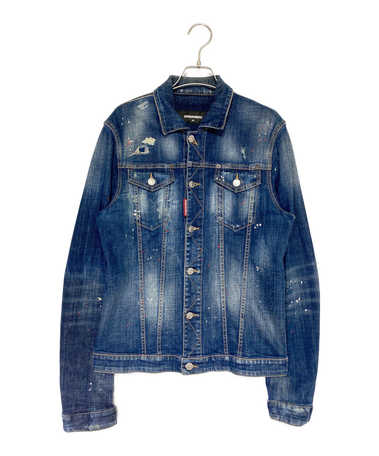 中古・古着通販】DSQUARED2 (ディースクエアード) デニムジャケット 