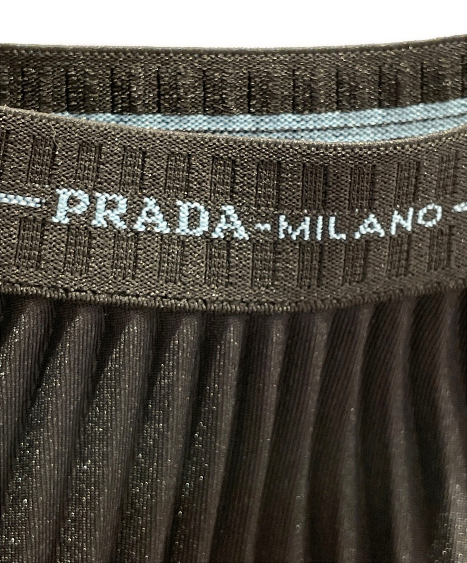 中古・古着通販】PRADA (プラダ) プリーツスカート ブラック サイズ:38 