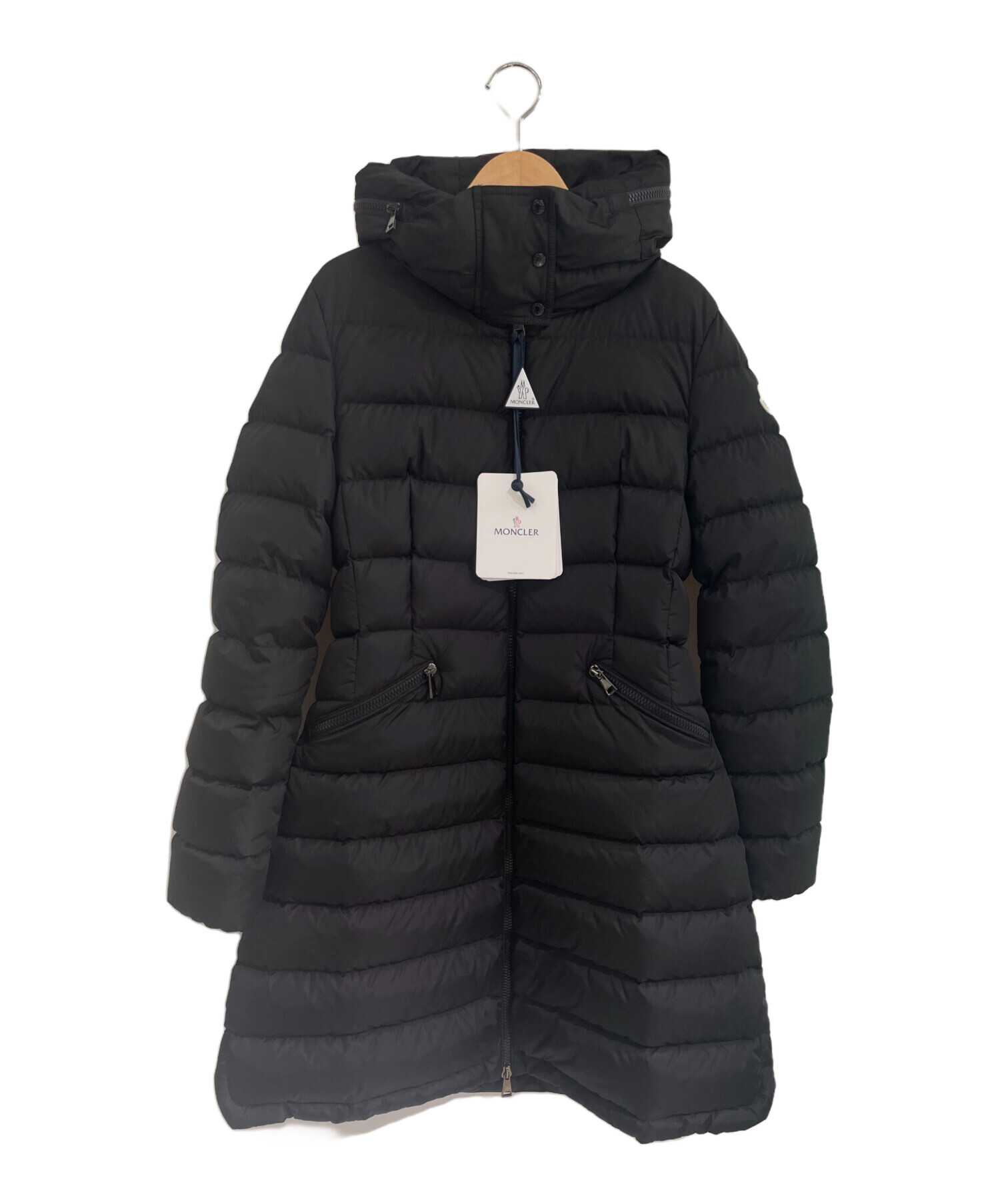 MONCLER ダウン サイズ00 ブラック フラメッテ