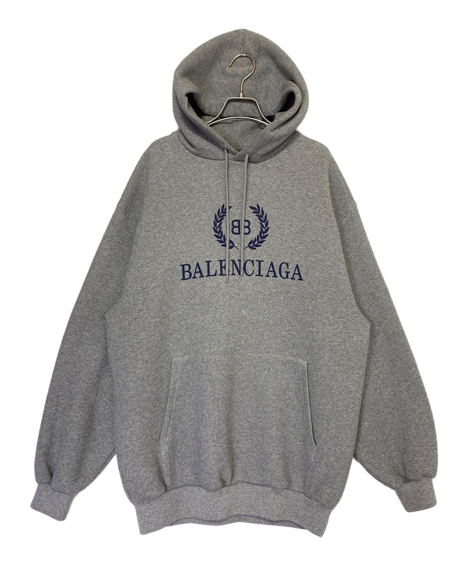 中古・古着通販】BALENCIAGA (バレンシアガ) ロゴプリントパーカー  