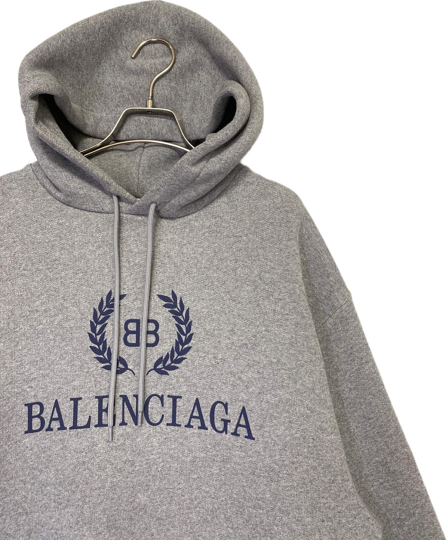 中古・古着通販】BALENCIAGA (バレンシアガ) ロゴプリントパーカー  
