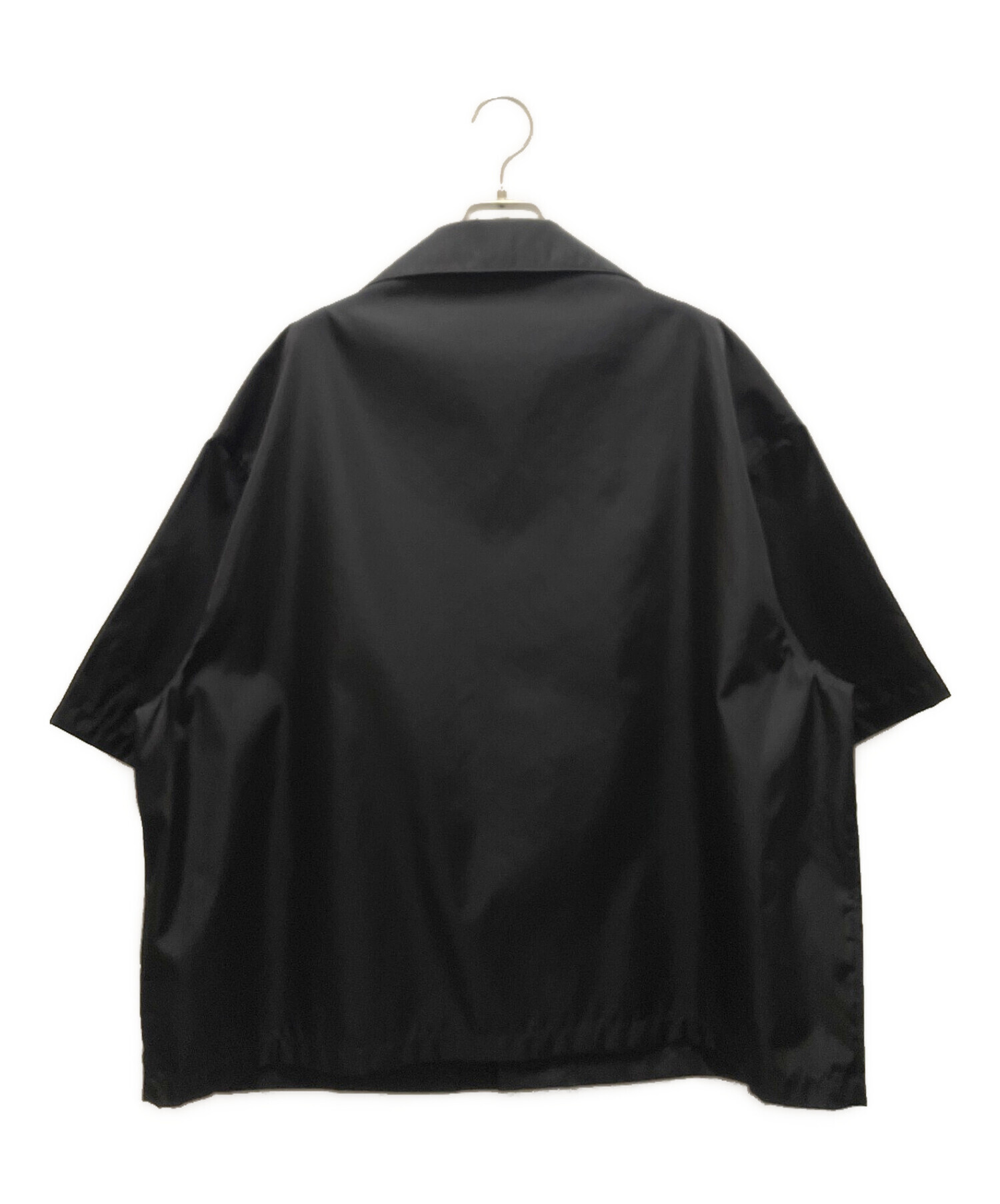 中古・古着通販】PRADA (プラダ) オープンカラーエンブレムシャツ 
