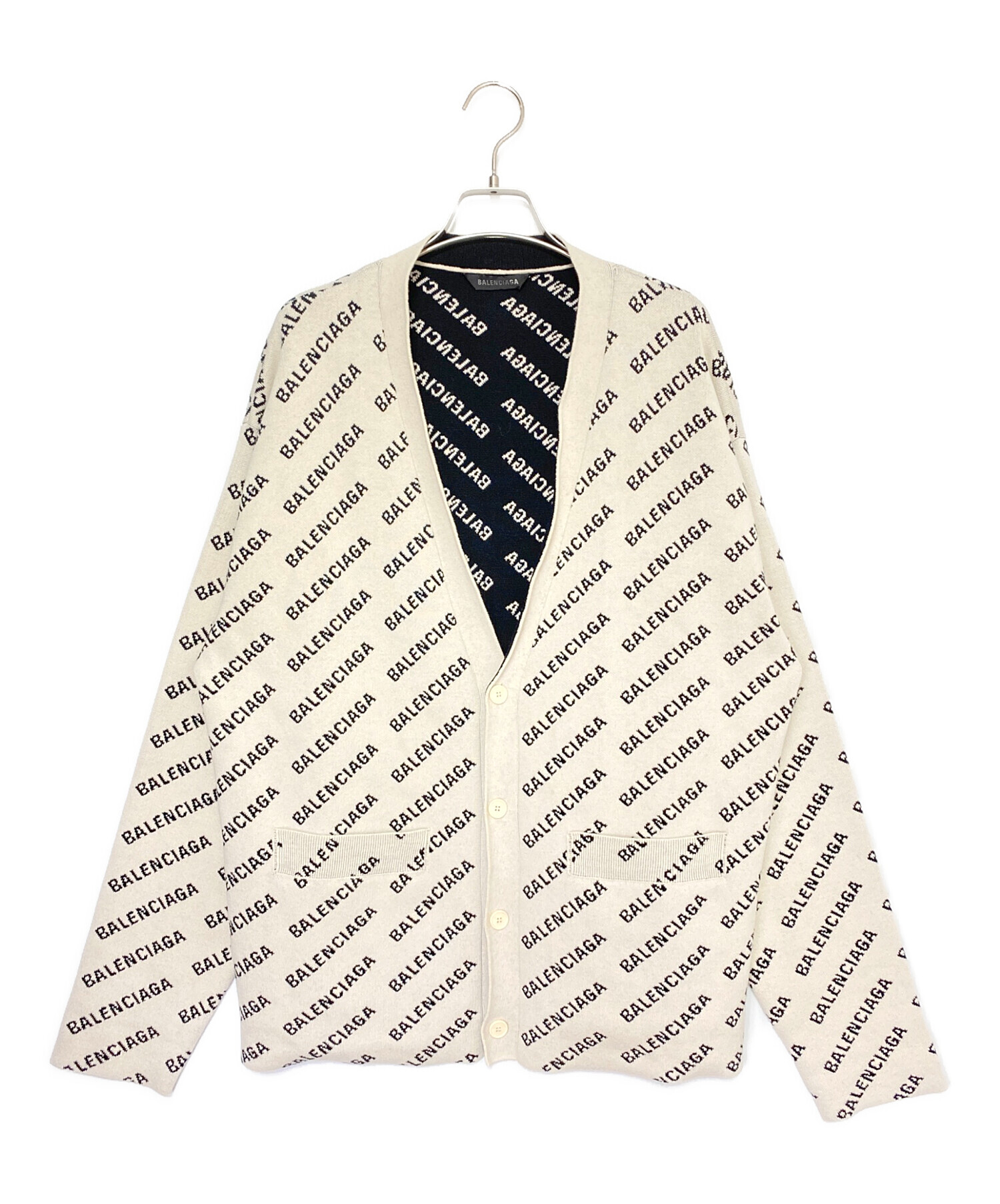 BALENCIAGA ロゴカーディガン