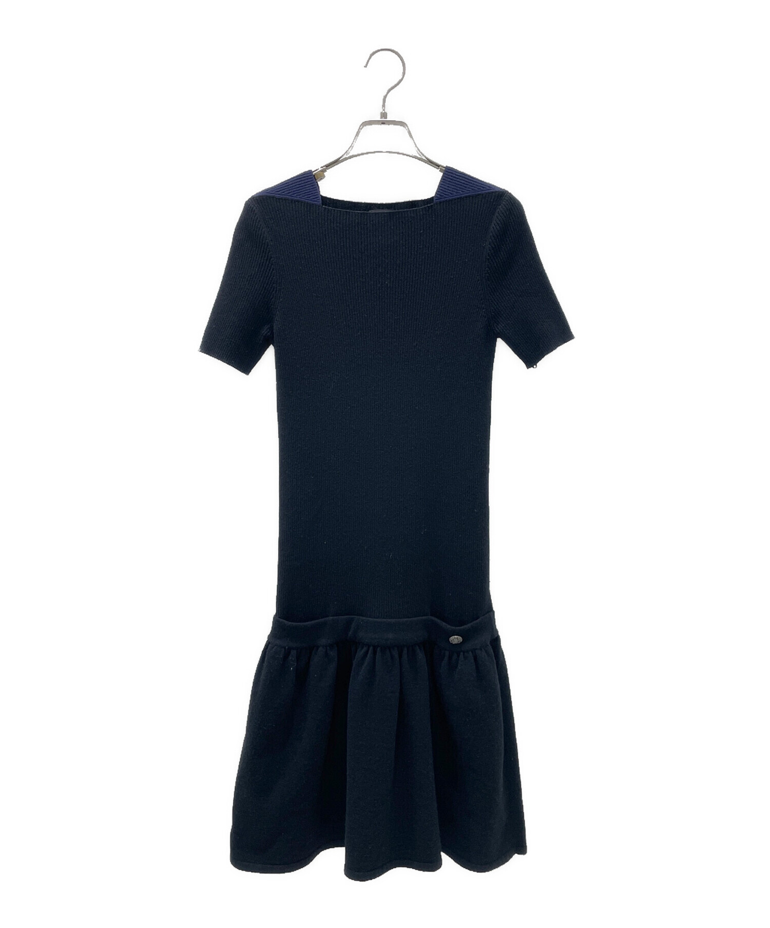 CHANEL カシミア混 ニットワンピース