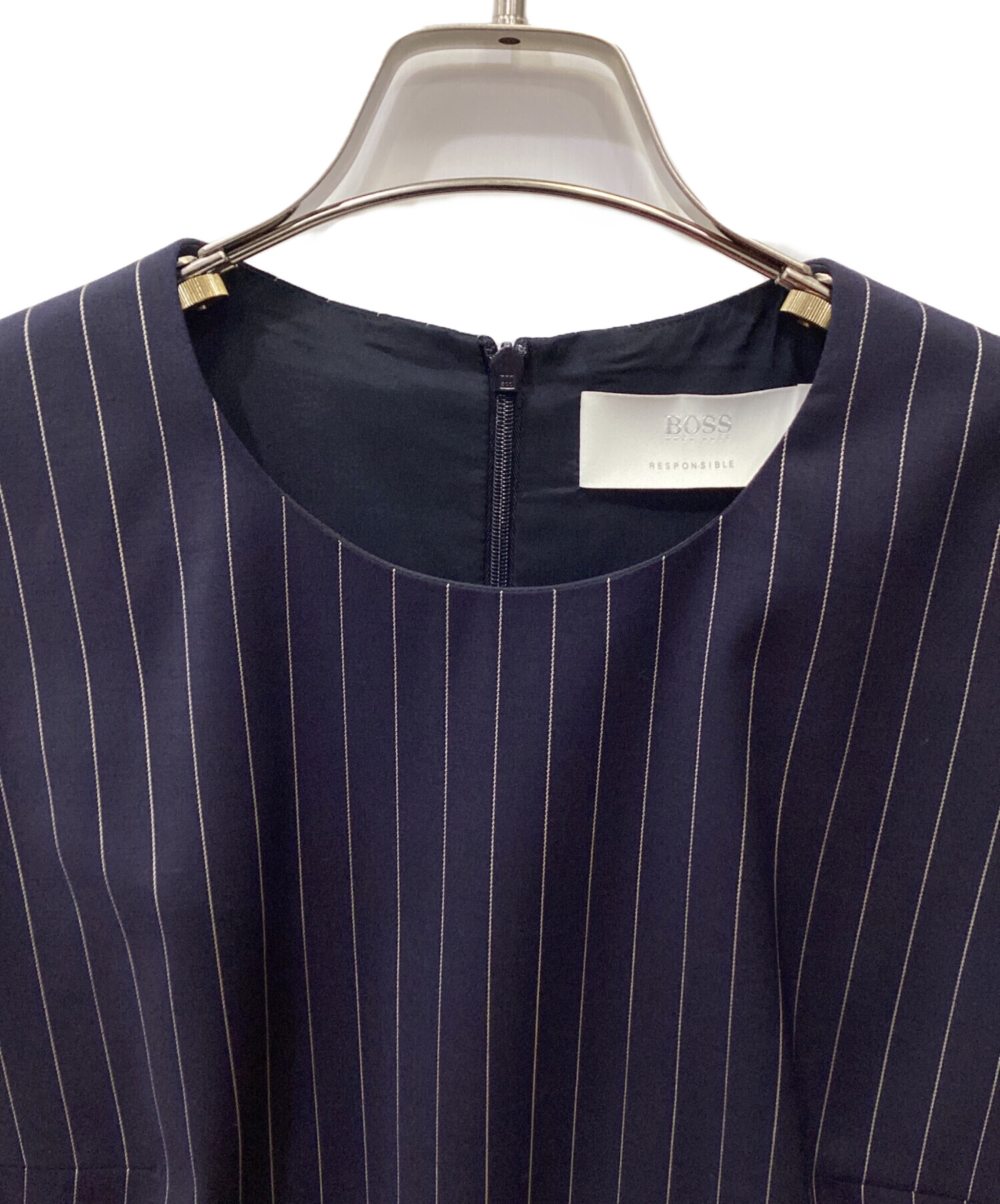 中古・古着通販】HUGO BOSS (ヒューゴ ボス) ノースリーブワンピース 