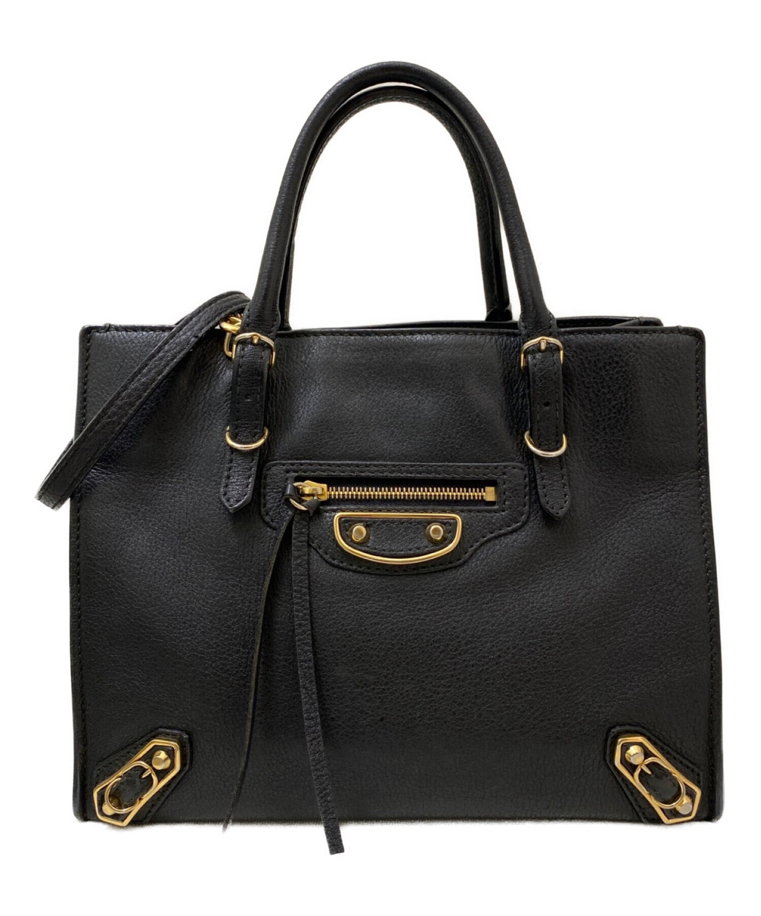 BALENCIAGA バレンシアガ ペーパーバッグ ミニ イエロー｜レディース