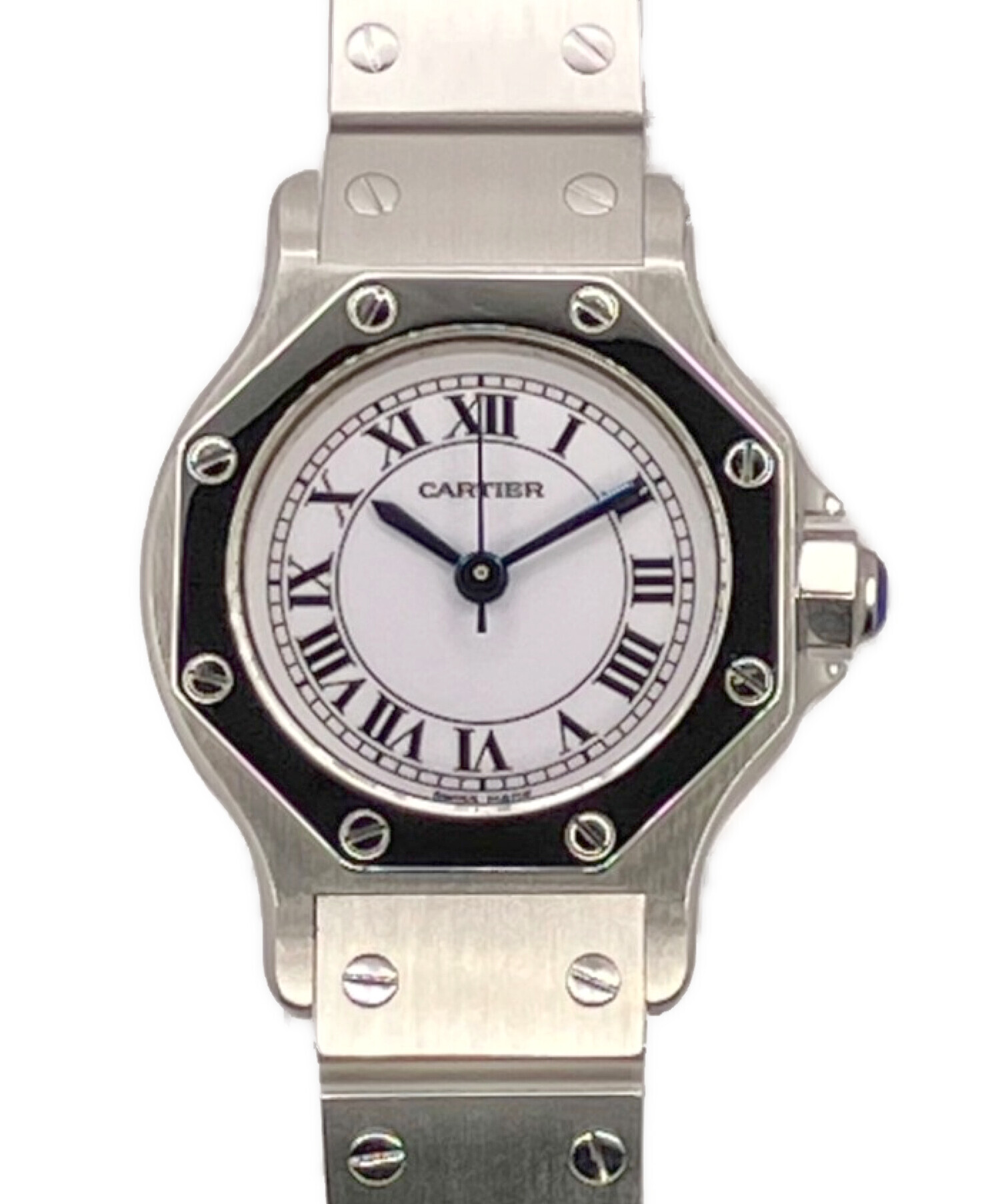 中古・古着通販】Cartier (カルティエ) サントス オクタゴン SM 白文字 