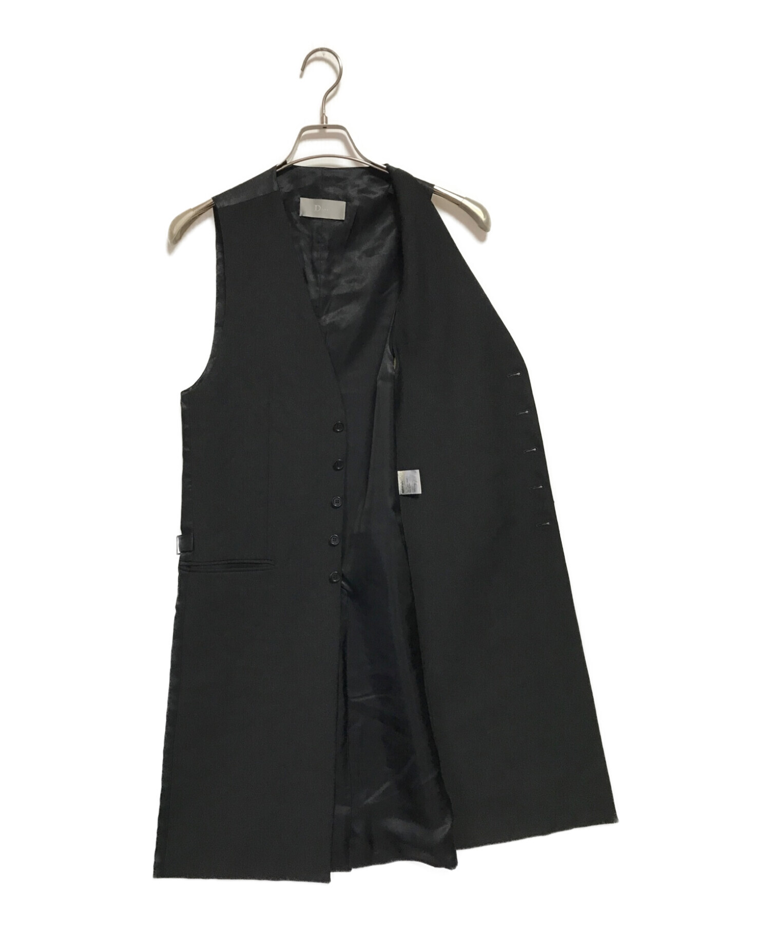 中古・古着通販】Dior Homme (ディオール オム) ウールロングジレ
