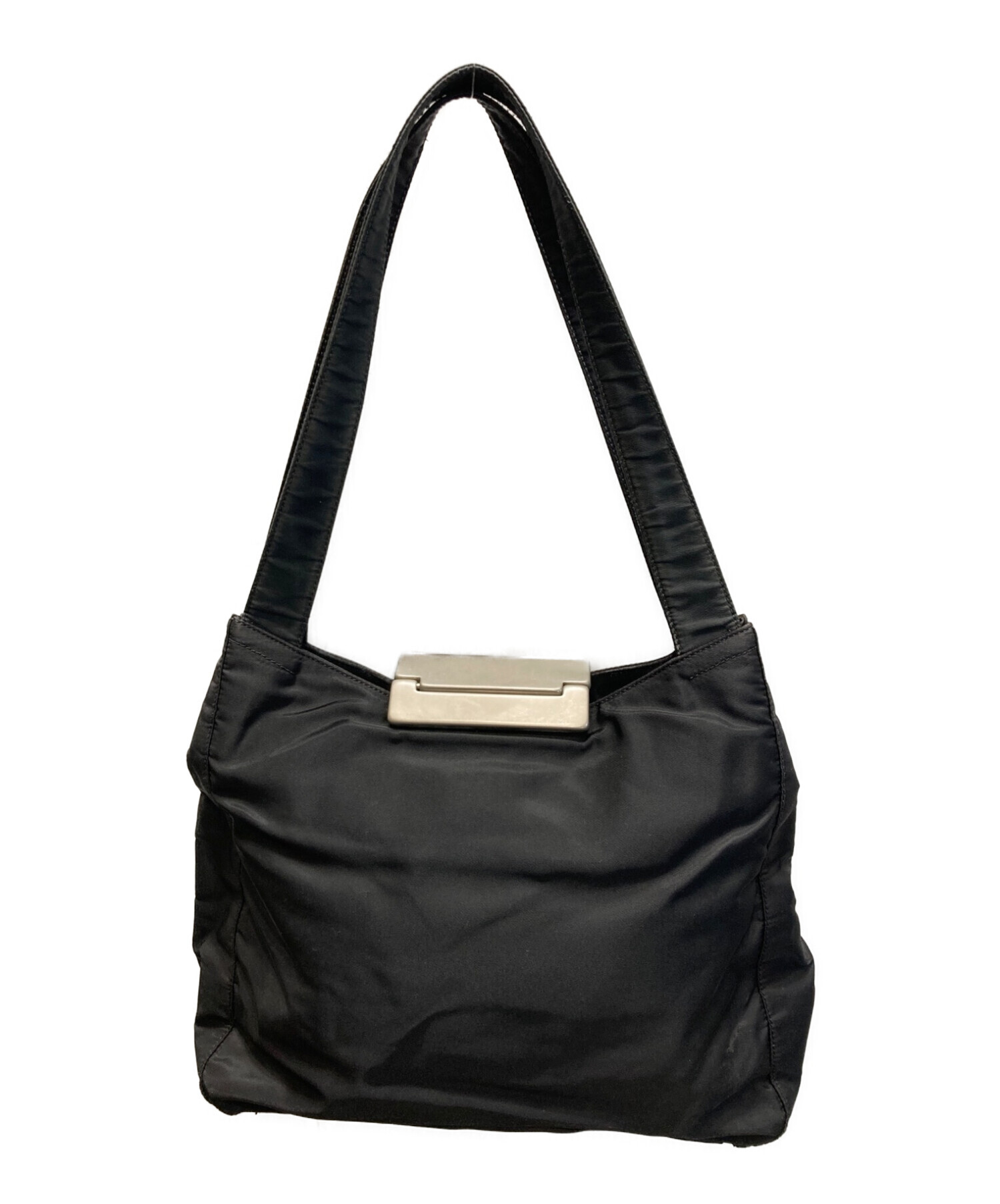 中古・古着通販】PRADA (プラダ) ナイロンワンショルダーバッグ 