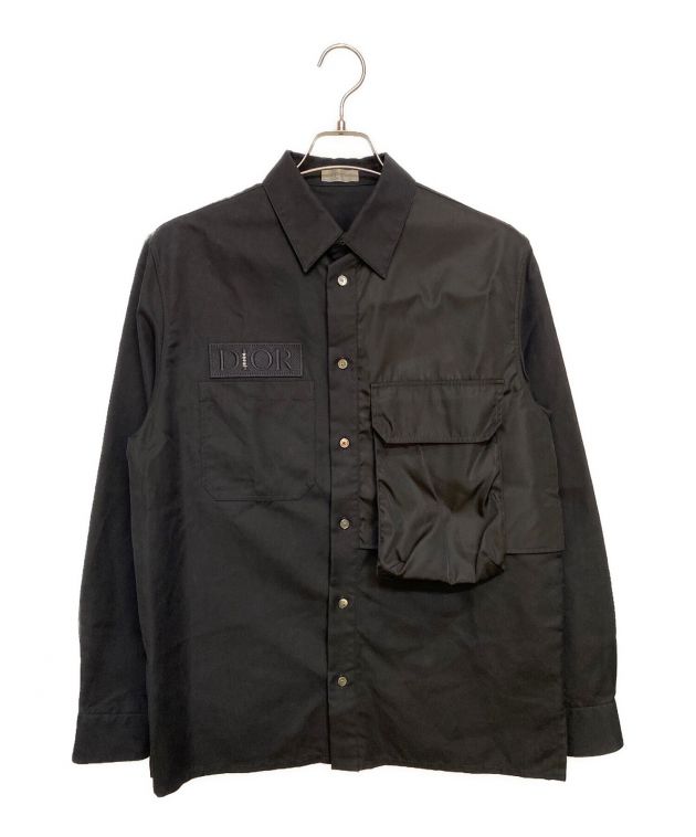 中古・古着通販】Dior (ディオール) sacai (サカイ) ロゴ刺繍オーバー 