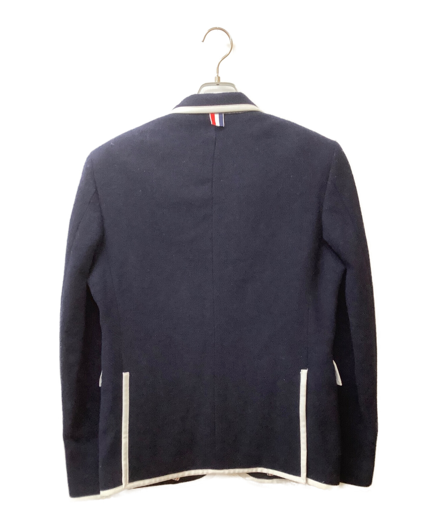 中古・古着通販】Thom Browne (トムブラウン) ブレザー ネイビー 