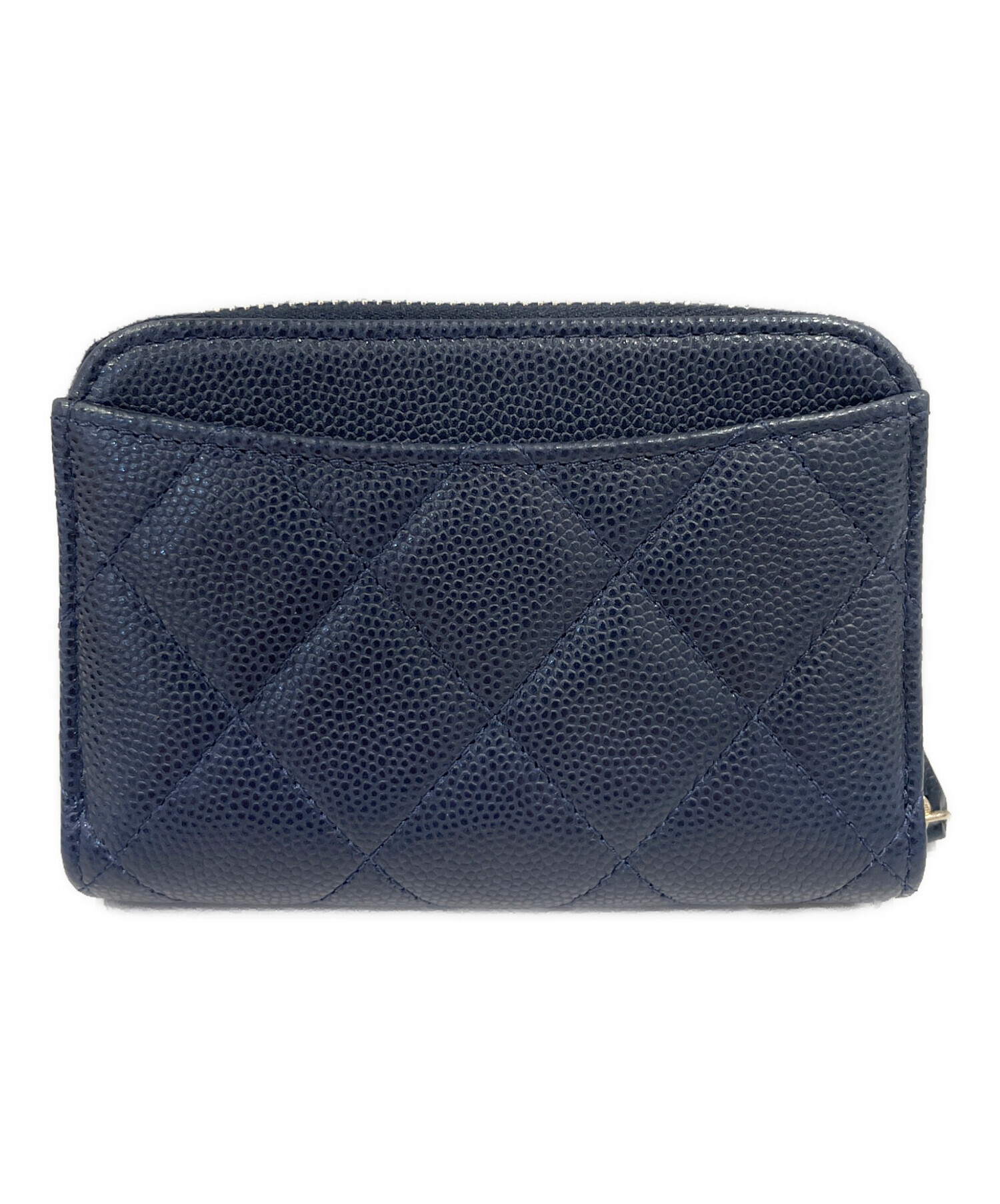 中古・古着通販】CHANEL (シャネル) コインケース ネイビー｜ブランド 