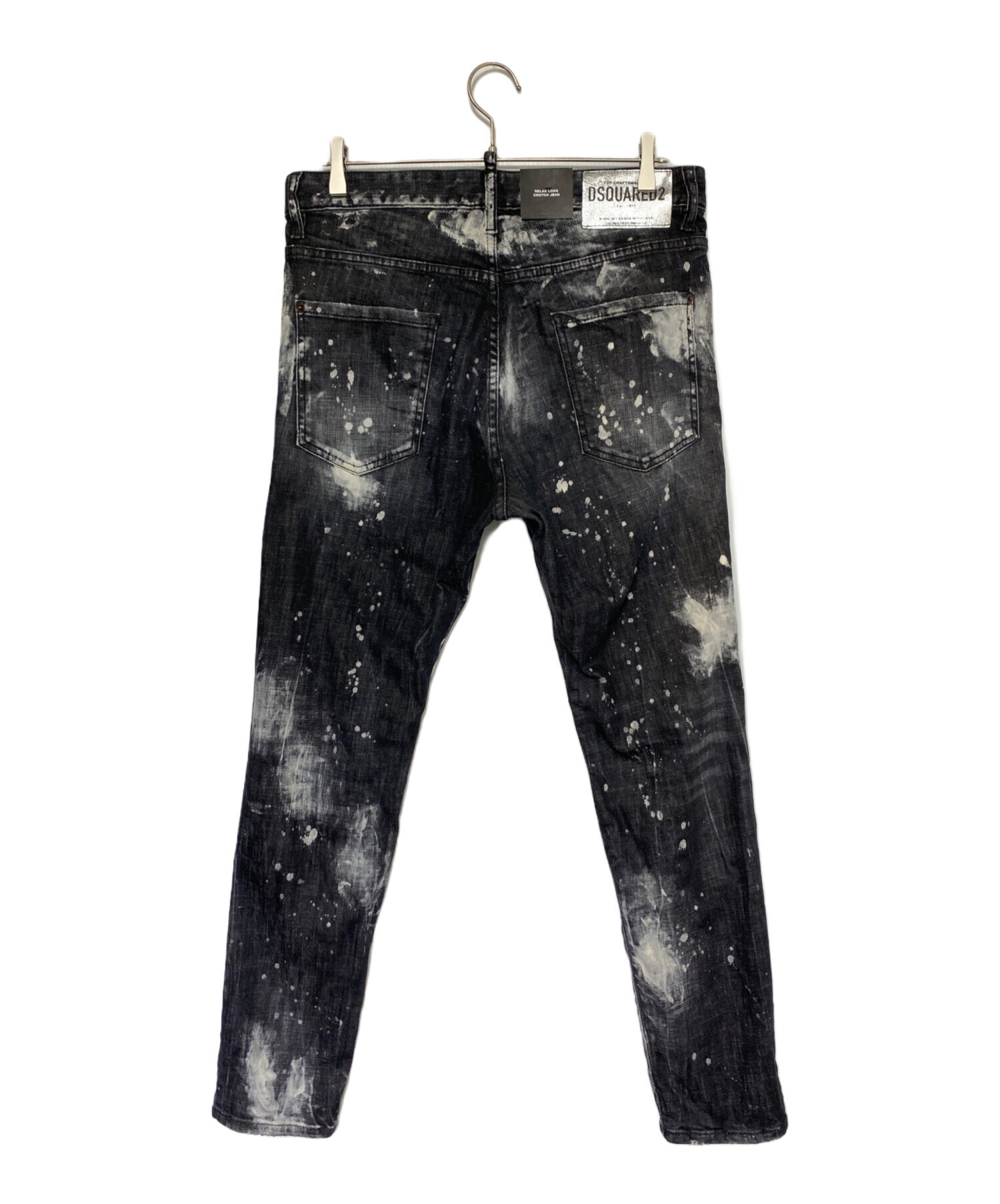 ディースクエアードブラックデニム46