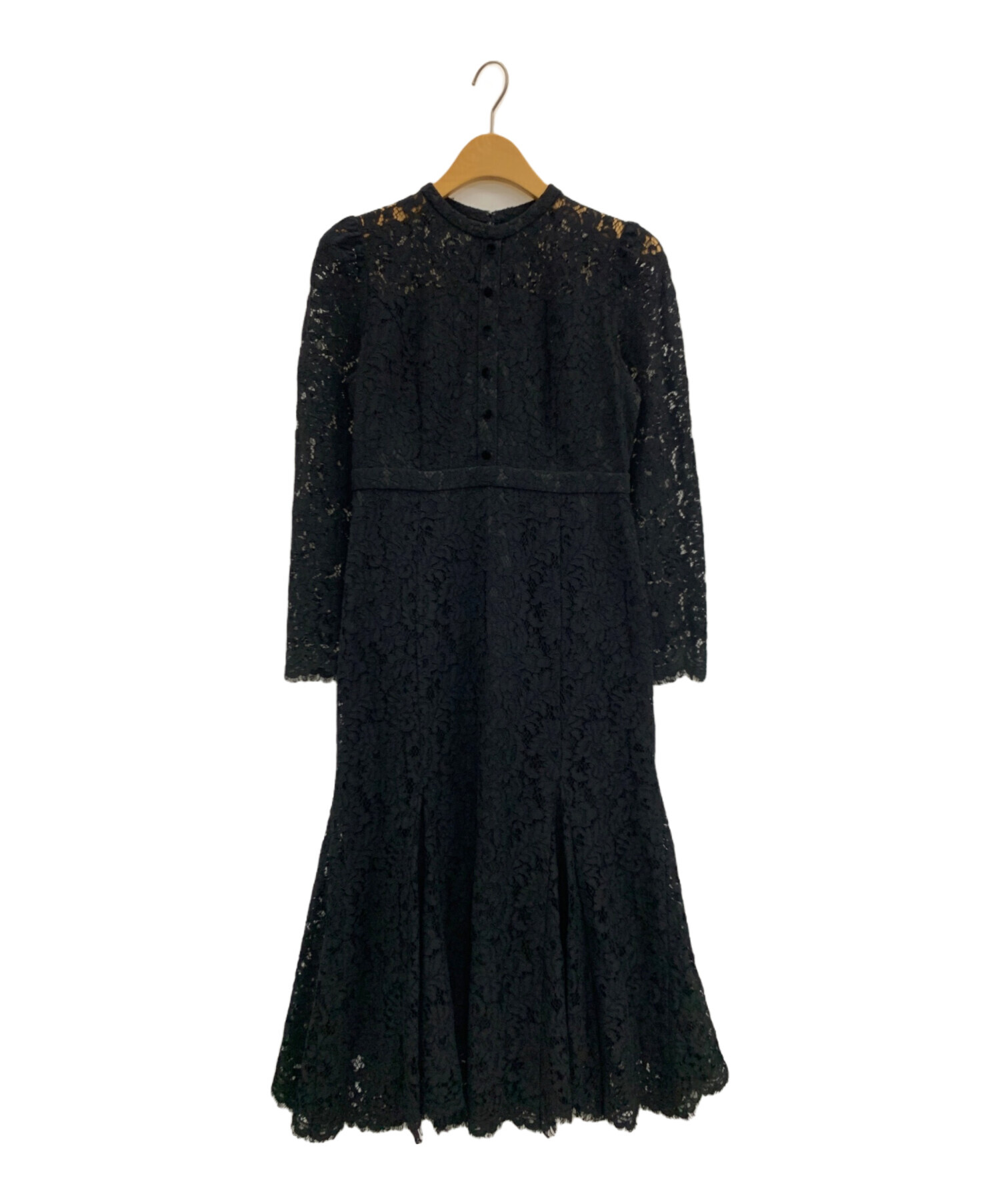 セルフォードレースワンピース黒36新品未使用タグ付き