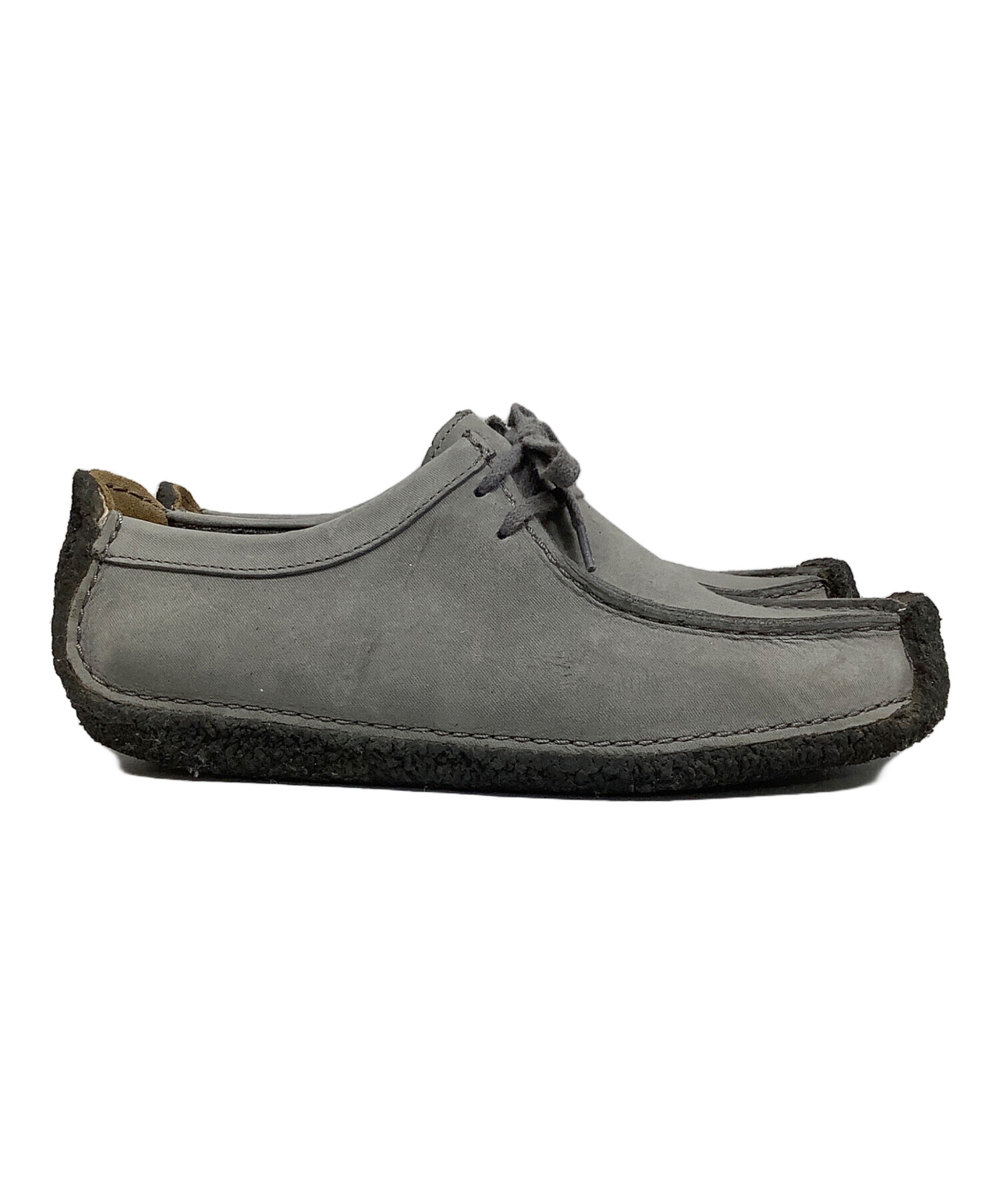 中古・古着通販】CLARKS (クラークス) ワラビーシューズ グレー サイズ  