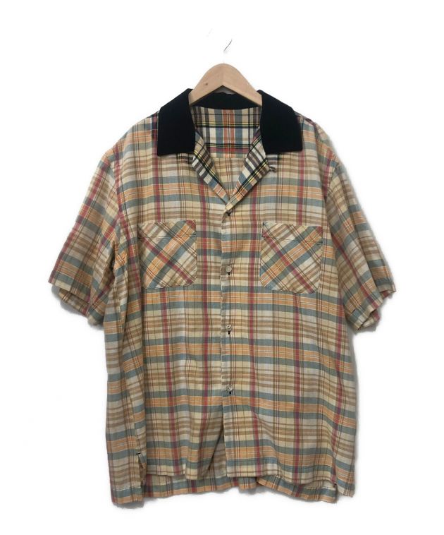 中古・古着通販】sacai (サカイ) マドラスチェックシャツ ベージュ 