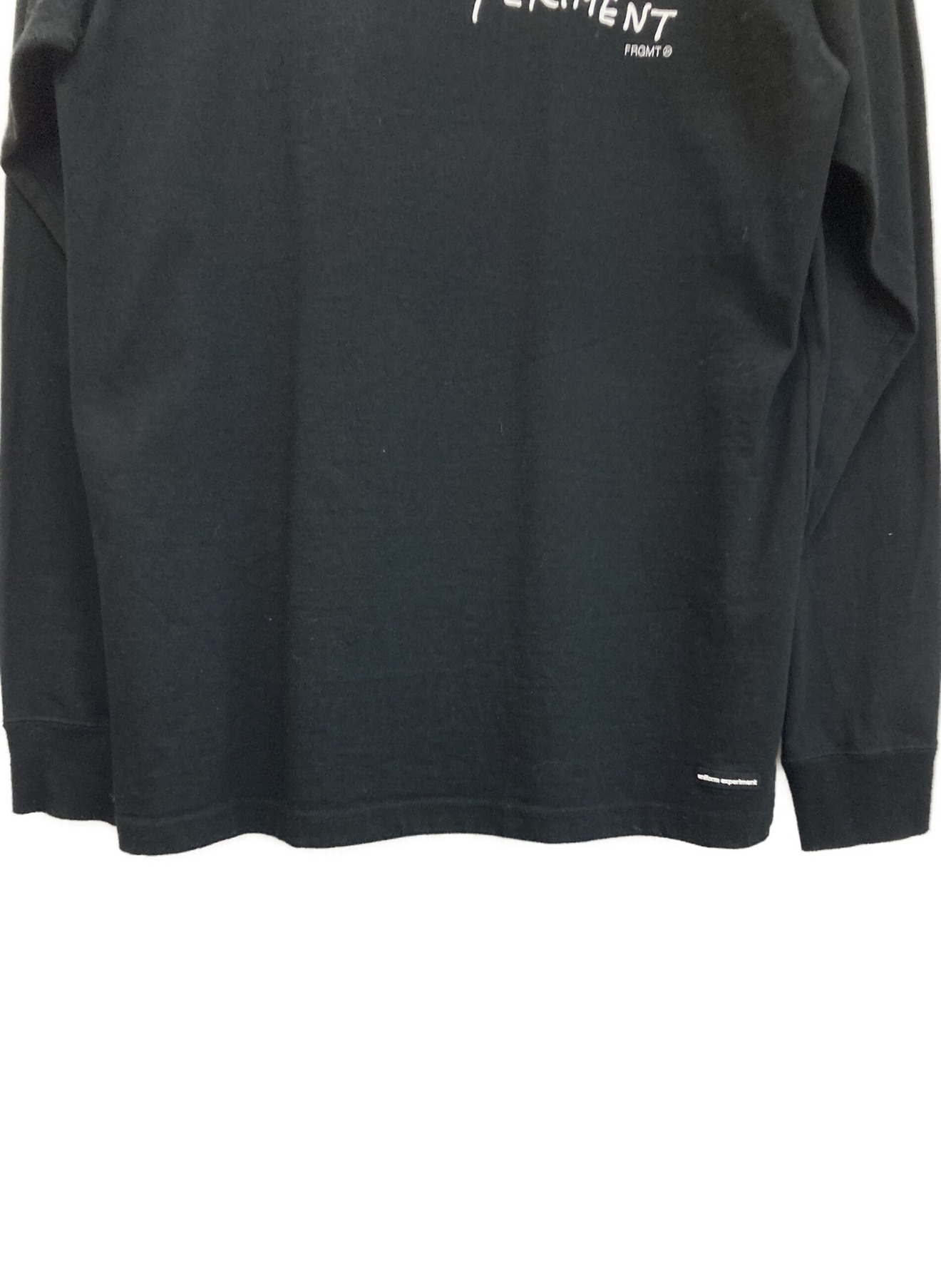荒木経惟 × uniform experiment×FRGMT (荒木経惟 ×ユニフォーム エクスペリメント×フラグメント) 長袖Tシャツ ブラック  サイズ:2