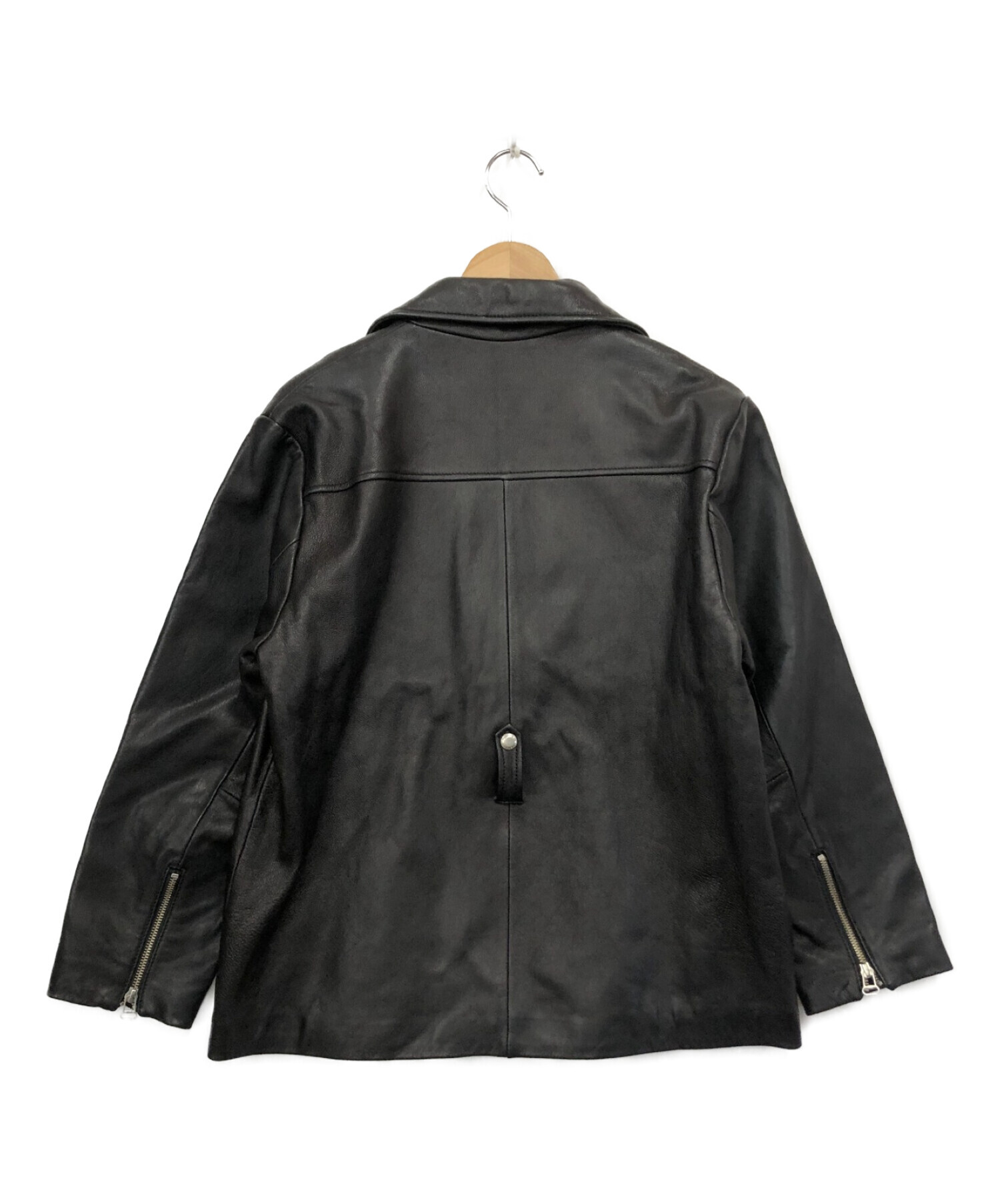 SLY (スライ) レザージャケット ブラック サイズ:2