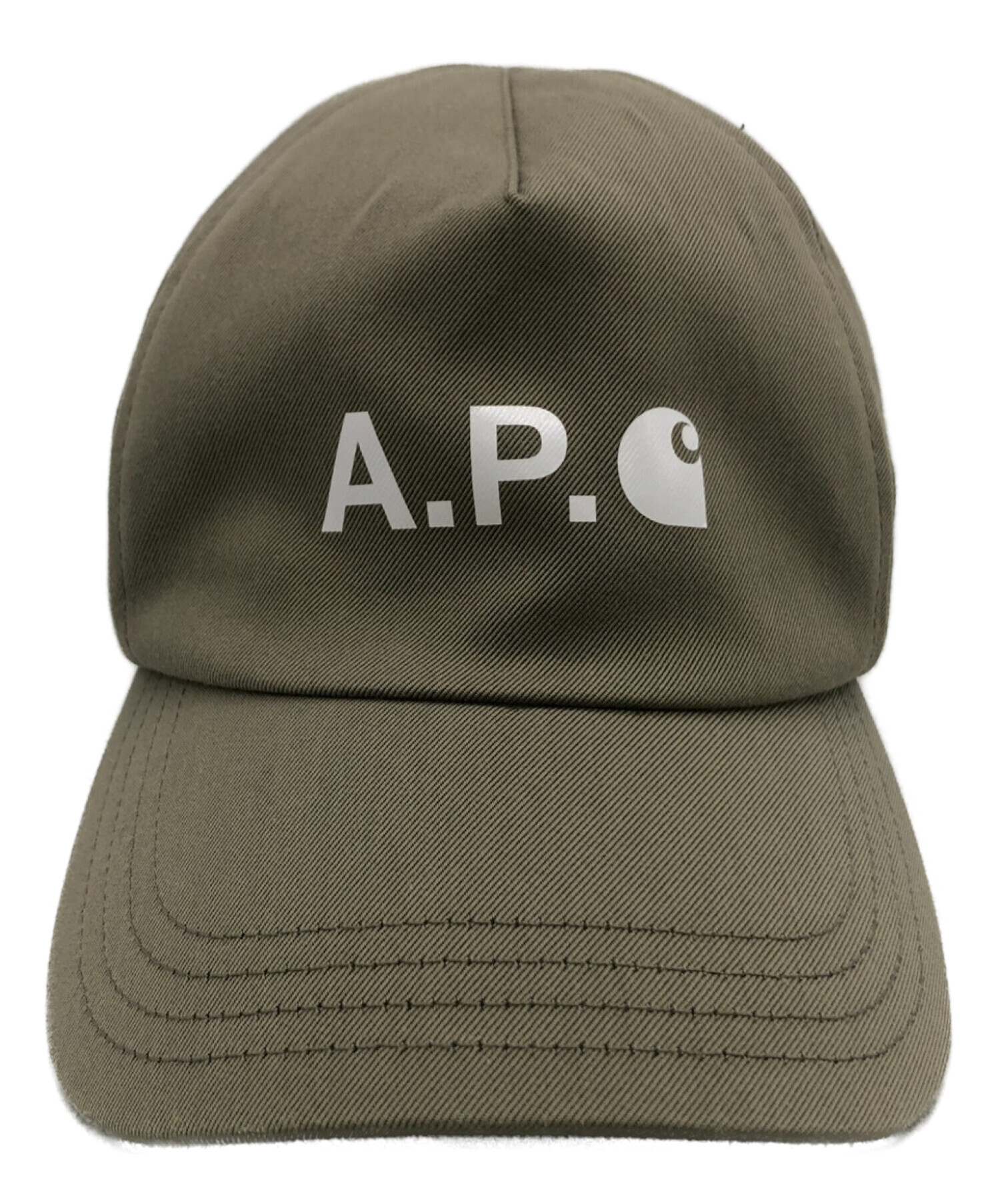 A.P.C. × CARHARTT WIP (アーペーセー×カーハートダブリューアイピー) キャップ オリーブ