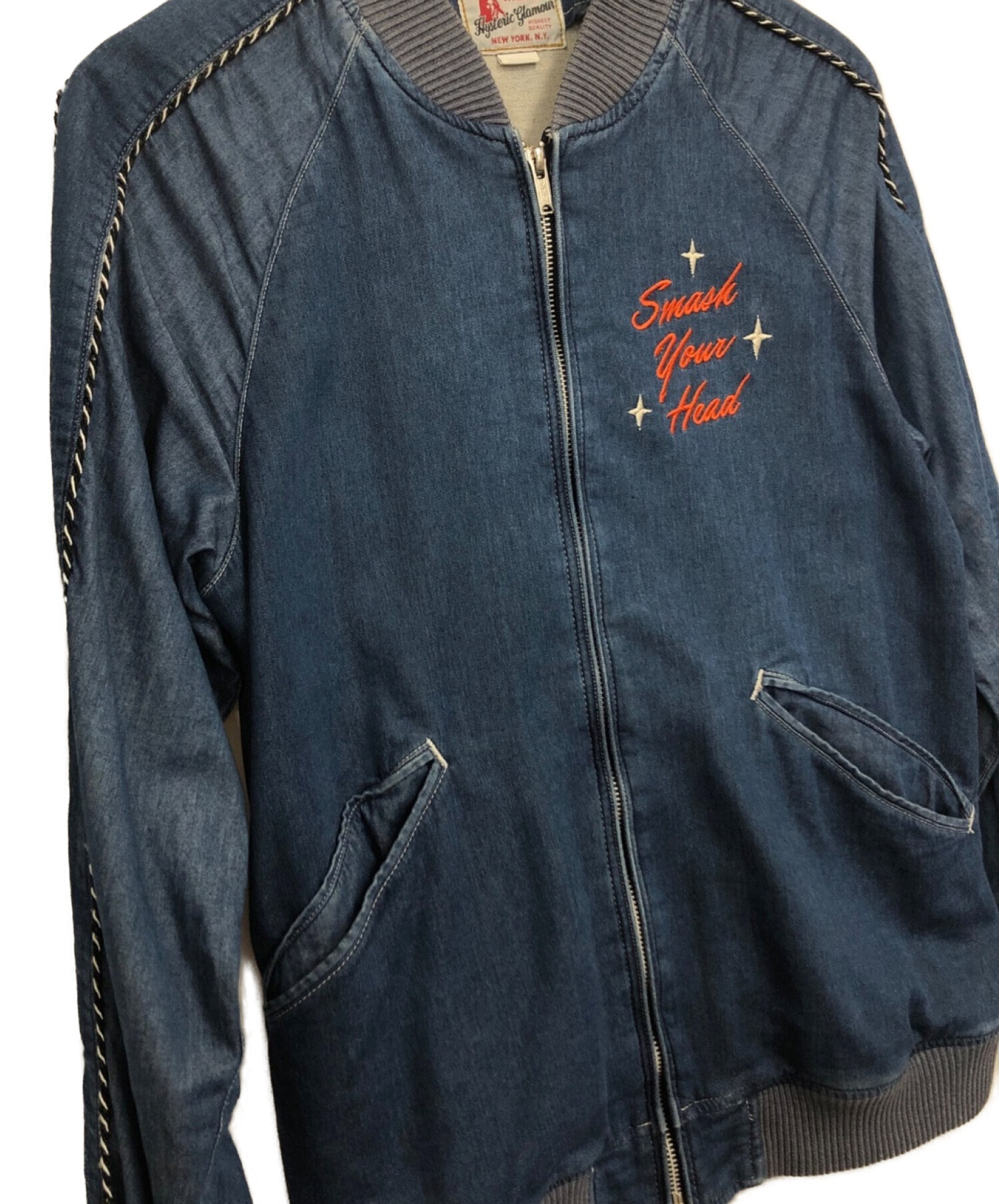 NB160＠ Hysteric Glamour スタジャン ブルゾン ジャケット Hysteric 
