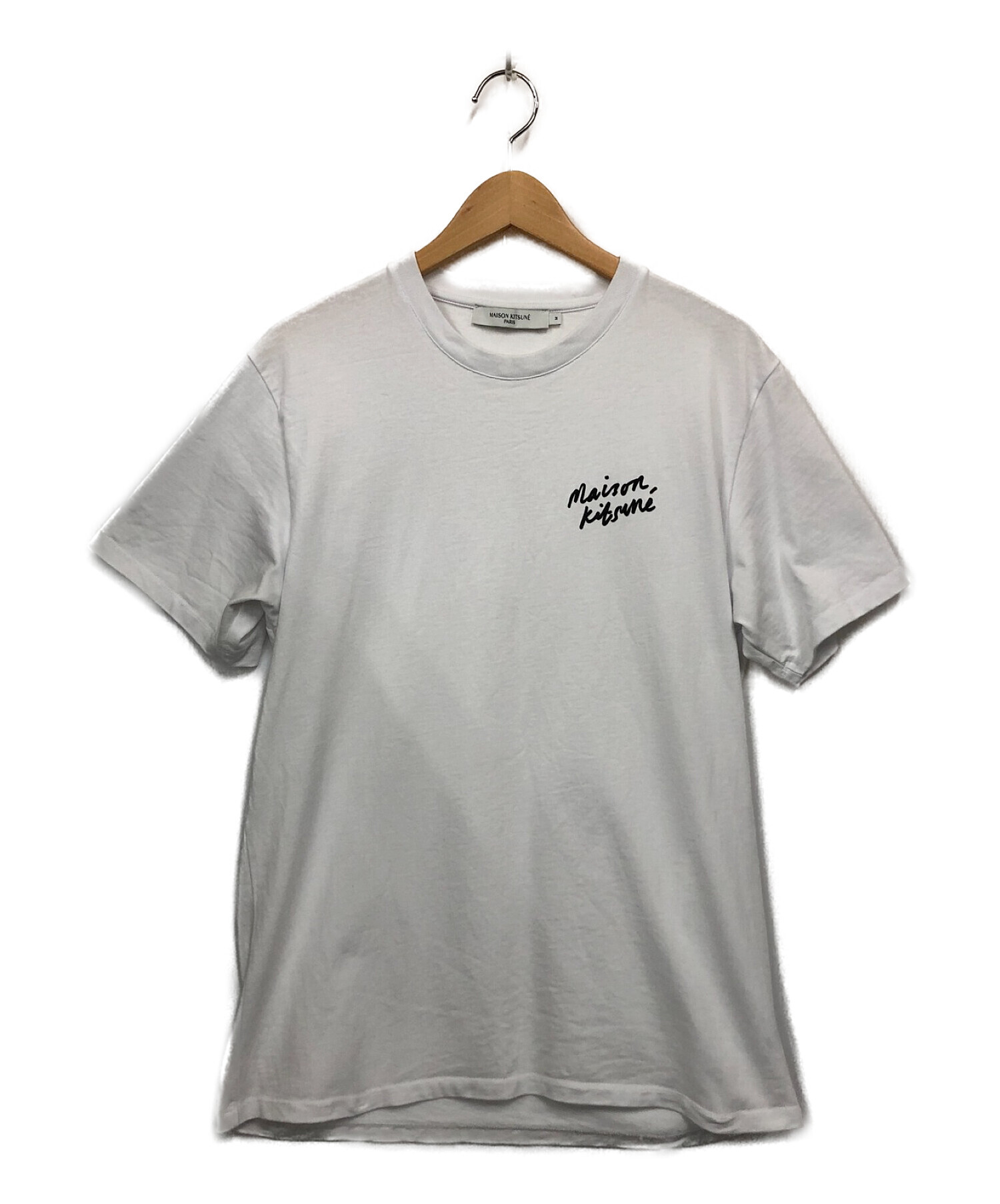 【新品】Maison KITSUNE メゾンキツネ　Mサイズ　Tシャツ　ホワイト